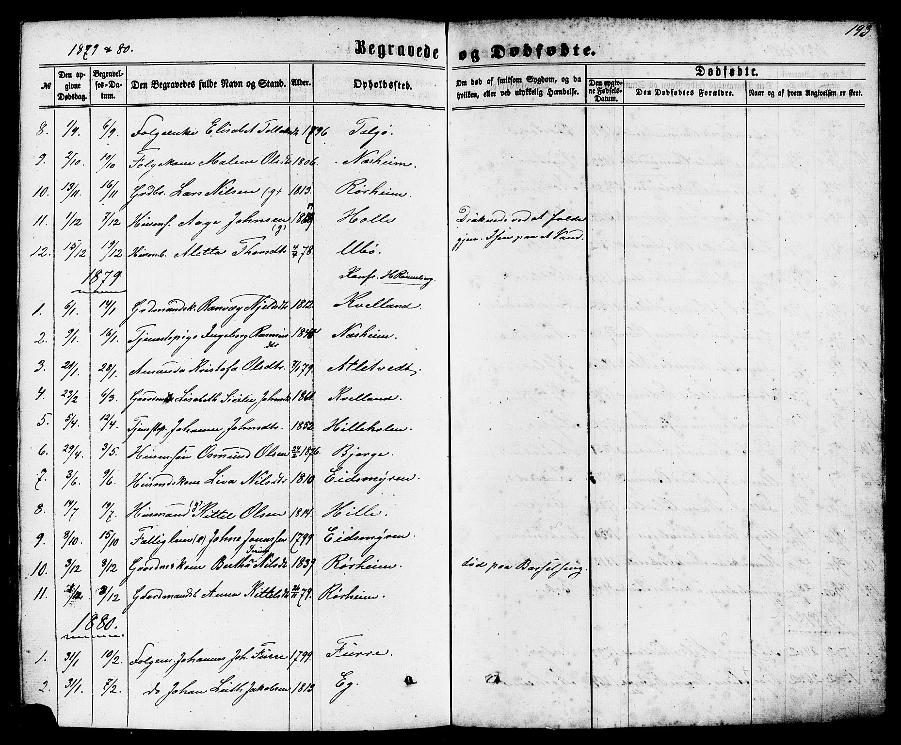 Nedstrand sokneprestkontor, AV/SAST-A-101841/01/IV: Parish register (official) no. A 10, 1861-1887, p. 193