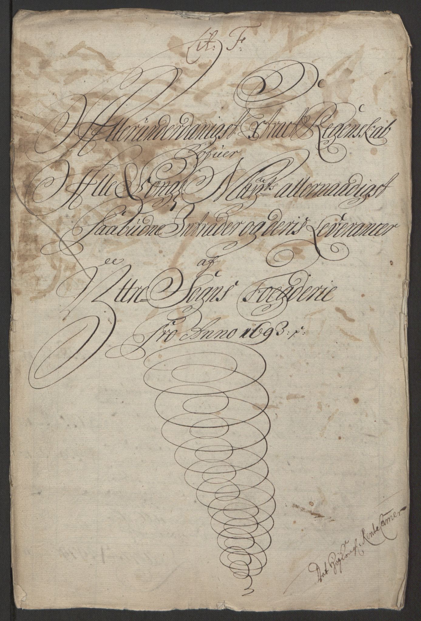 Rentekammeret inntil 1814, Reviderte regnskaper, Fogderegnskap, RA/EA-4092/R52/L3307: Fogderegnskap Sogn, 1693-1694, p. 152