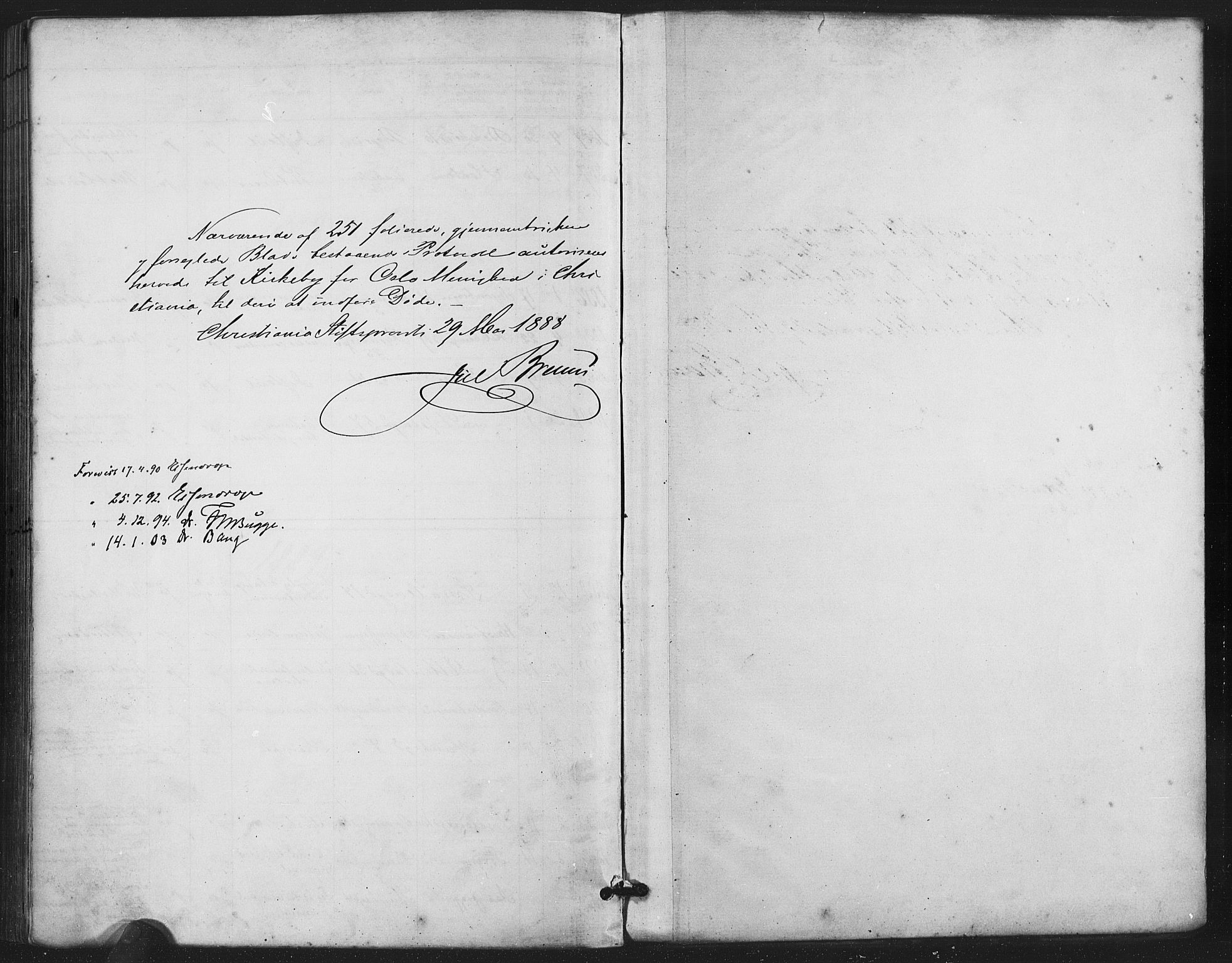 Gamlebyen prestekontor Kirkebøker, SAO/A-10884/F/Fa/L0009: Parish register (official) no. 9, 1888-1909