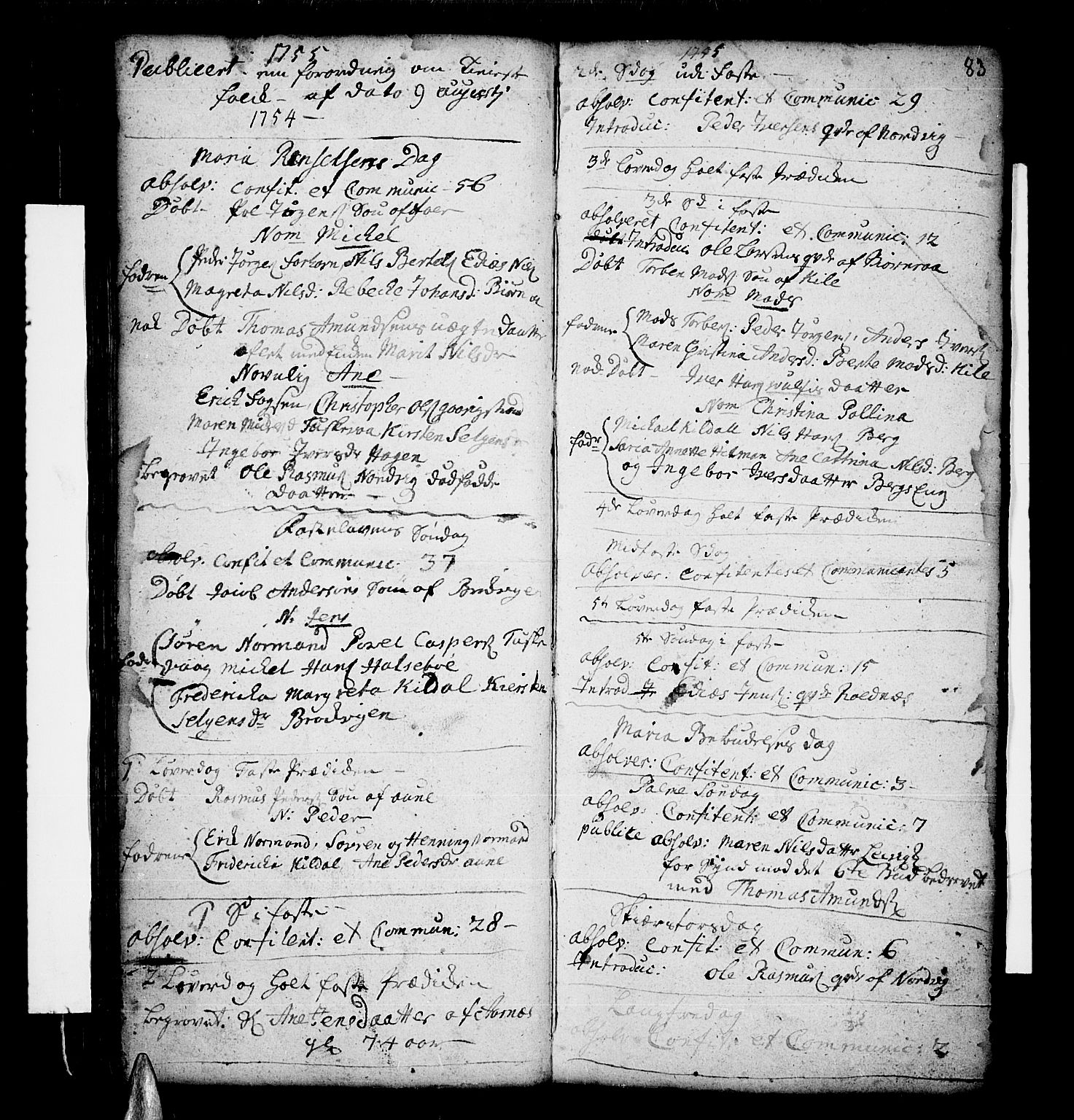 Trondenes sokneprestkontor, SATØ/S-1319/H/Ha/L0001kirke: Parish register (official) no. 1, 1744-1777, p. 83
