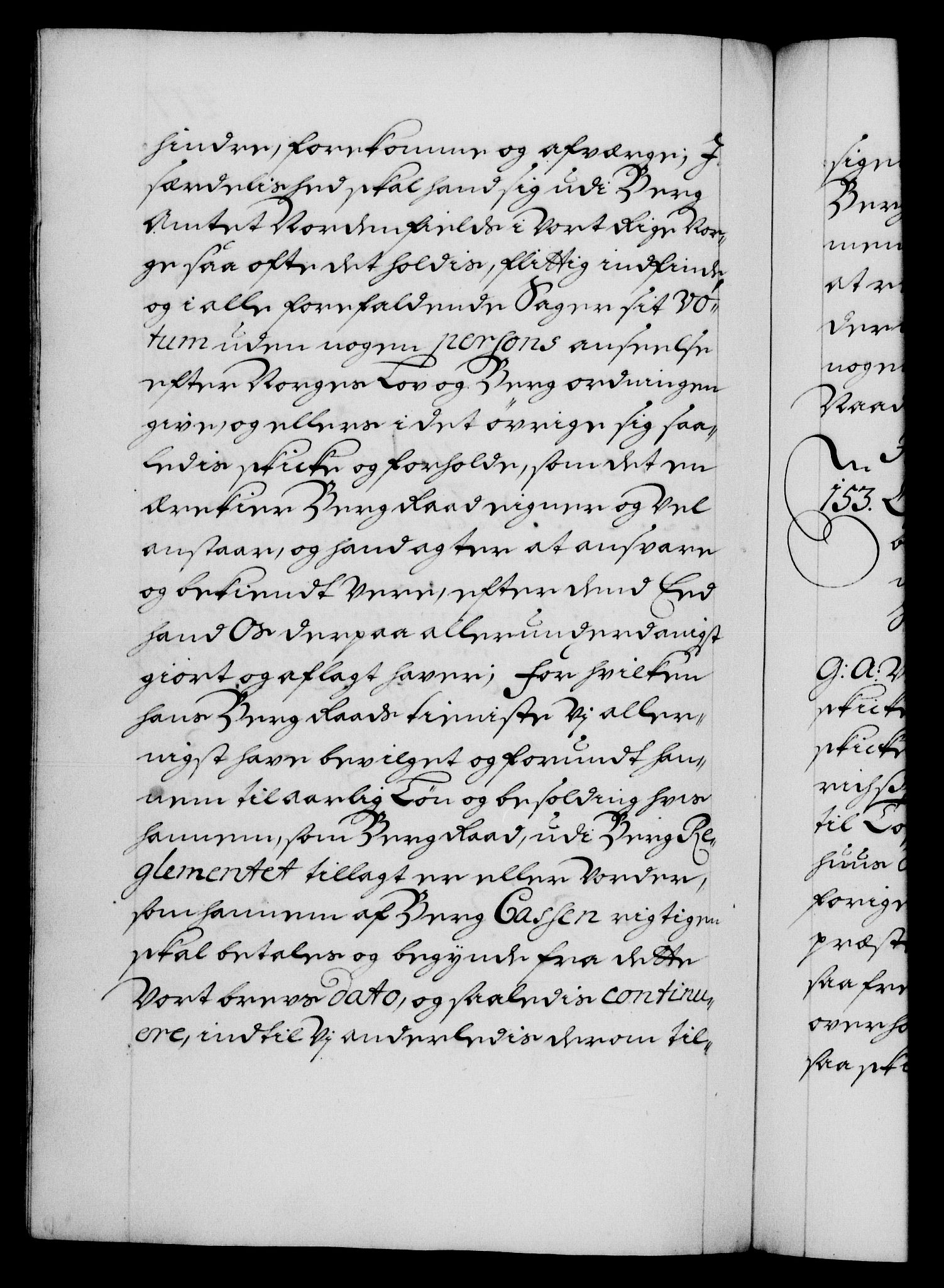 Danske Kanselli 1572-1799, AV/RA-EA-3023/F/Fc/Fca/Fcaa/L0018: Norske registre, 1699-1703, p. 417b