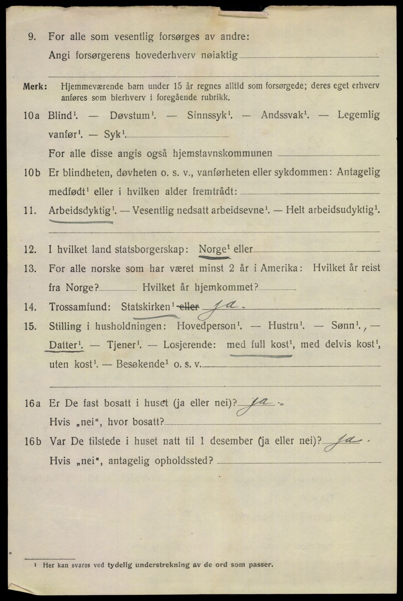 SAKO, 1920 census for Porsgrunn, 1920, p. 14440