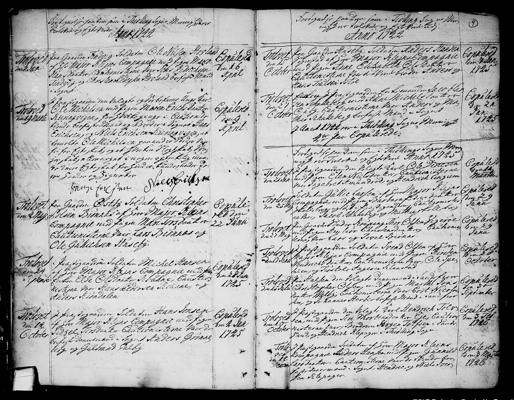 Tjølling kirkebøker, SAKO/A-60/F/Fa/L0003: Parish register (official) no. 3, 1735-1778, p. 9