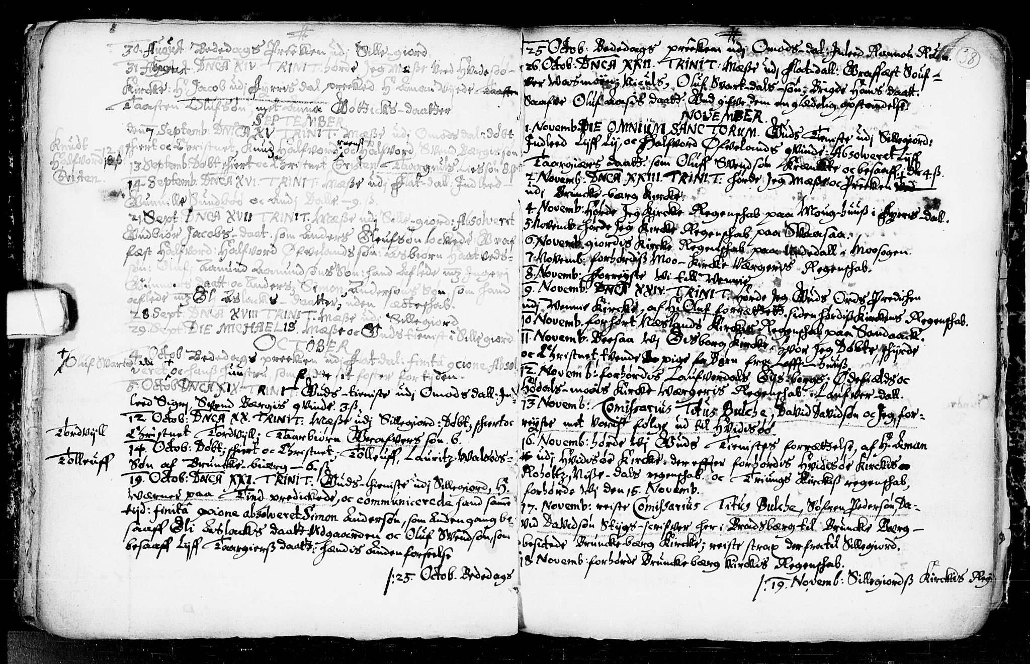 Seljord kirkebøker, SAKO/A-20/F/Fa/L0001: Parish register (official) no. I 1, 1654-1686, p. 38