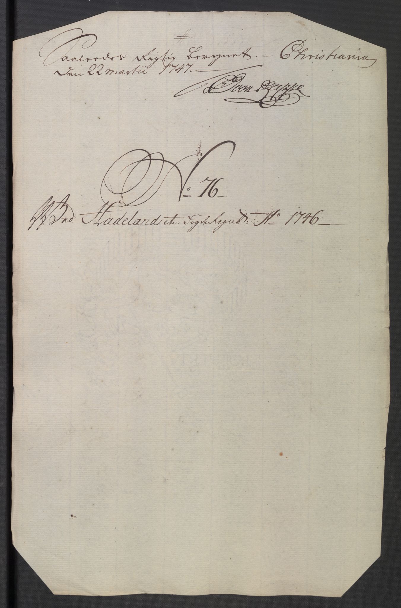 Rentekammeret inntil 1814, Reviderte regnskaper, Fogderegnskap, AV/RA-EA-4092/R18/L1345: Fogderegnskap Hadeland, Toten og Valdres, 1745-1746, p. 557