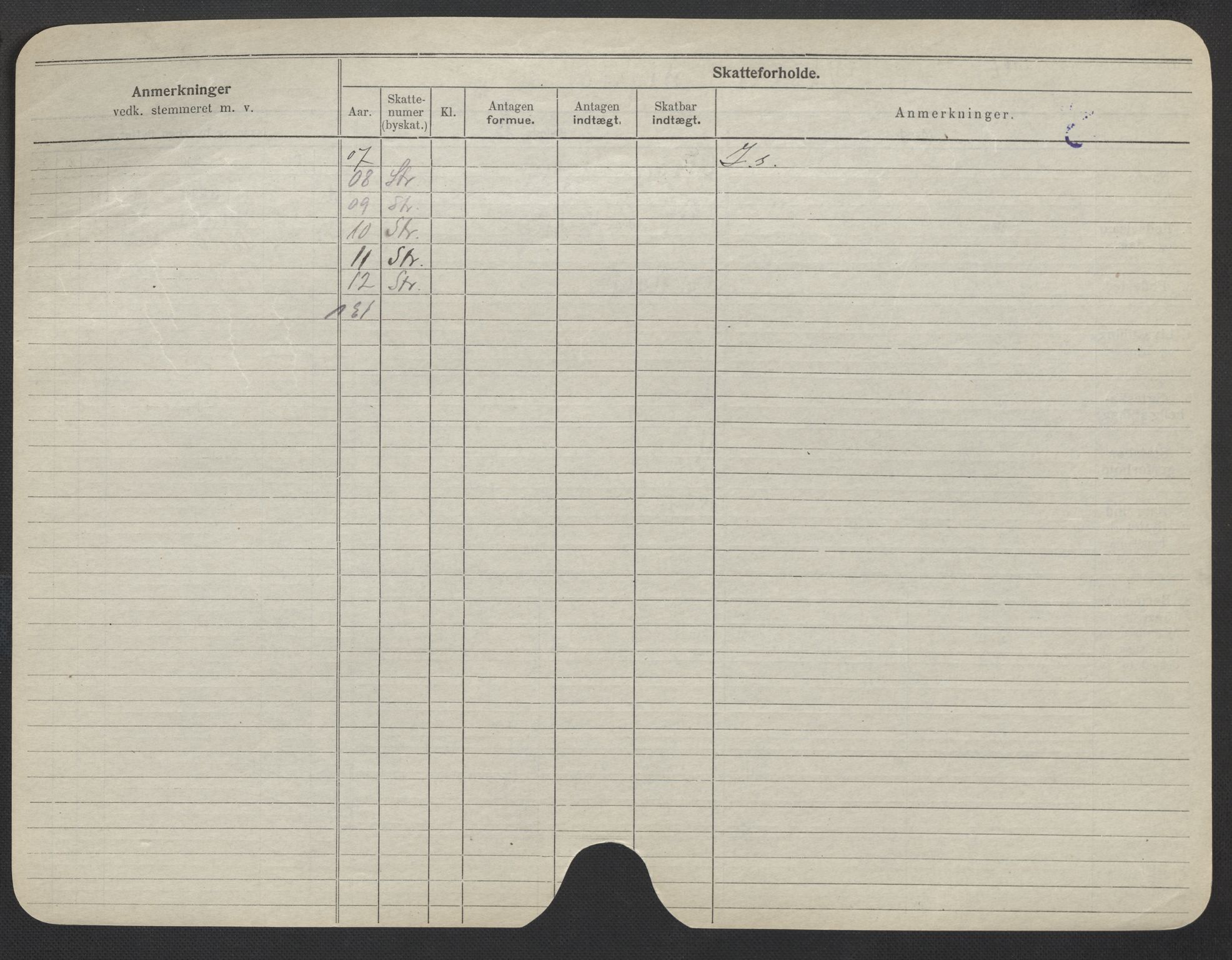 Oslo folkeregister, Registerkort, AV/SAO-A-11715/F/Fa/Fac/L0022: Kvinner, 1906-1914, p. 347b