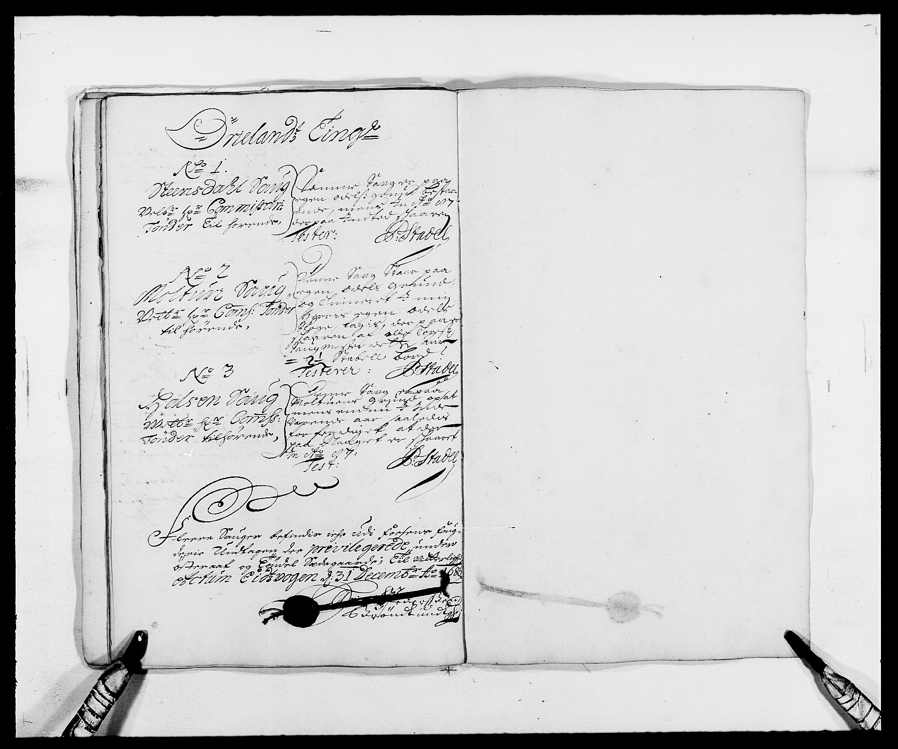 Rentekammeret inntil 1814, Reviderte regnskaper, Fogderegnskap, AV/RA-EA-4092/R57/L3845: Fogderegnskap Fosen, 1687, p. 28