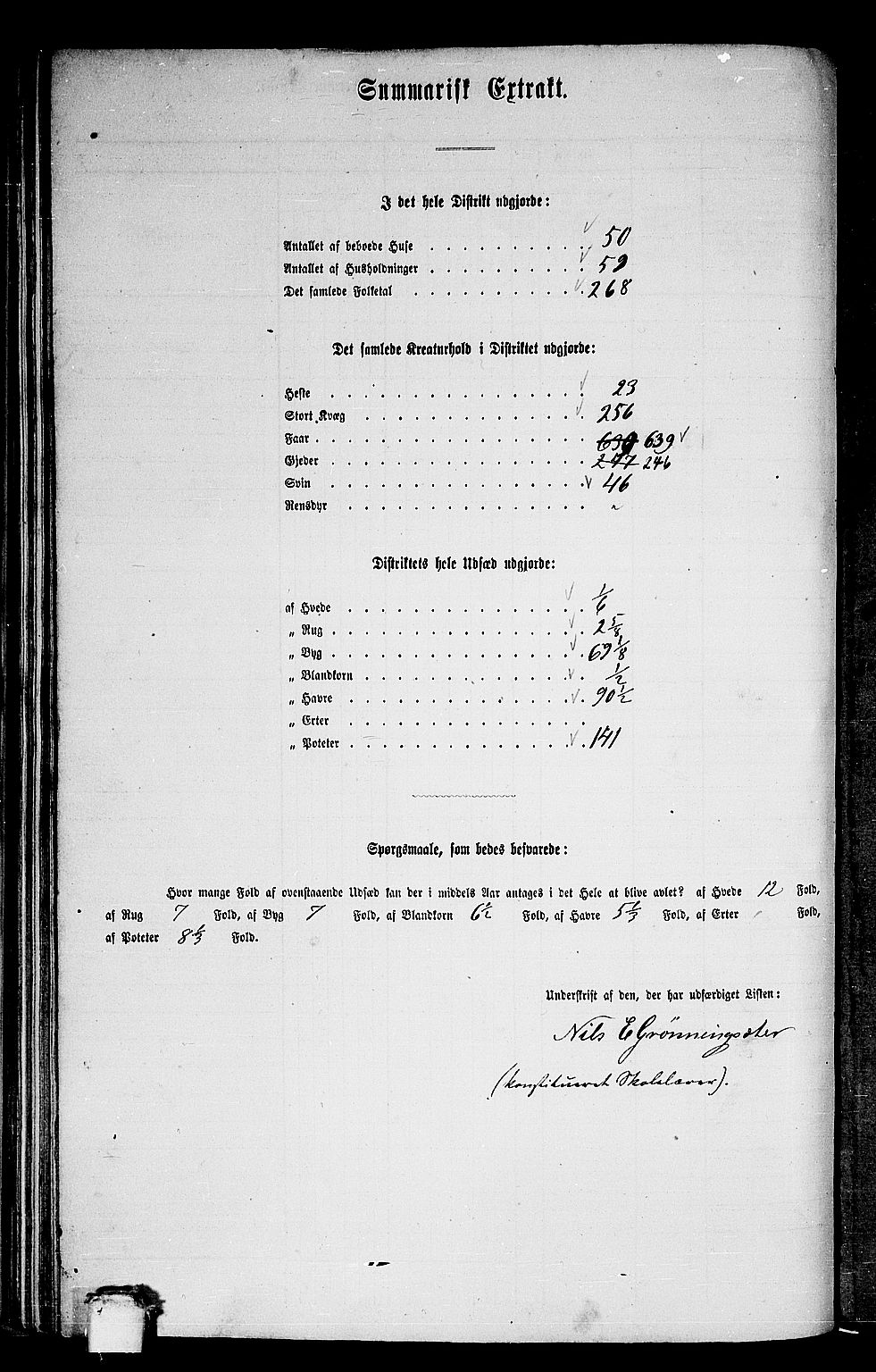 RA, 1865 census for Norddal, 1865, p. 73