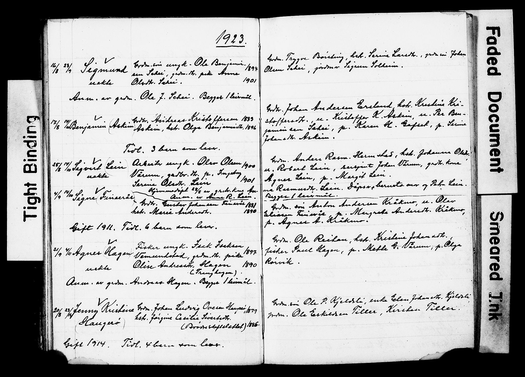 Ministerialprotokoller, klokkerbøker og fødselsregistre - Sør-Trøndelag, AV/SAT-A-1456/646/L0631: Parish register (copy) no. 646C04, 1917-1930