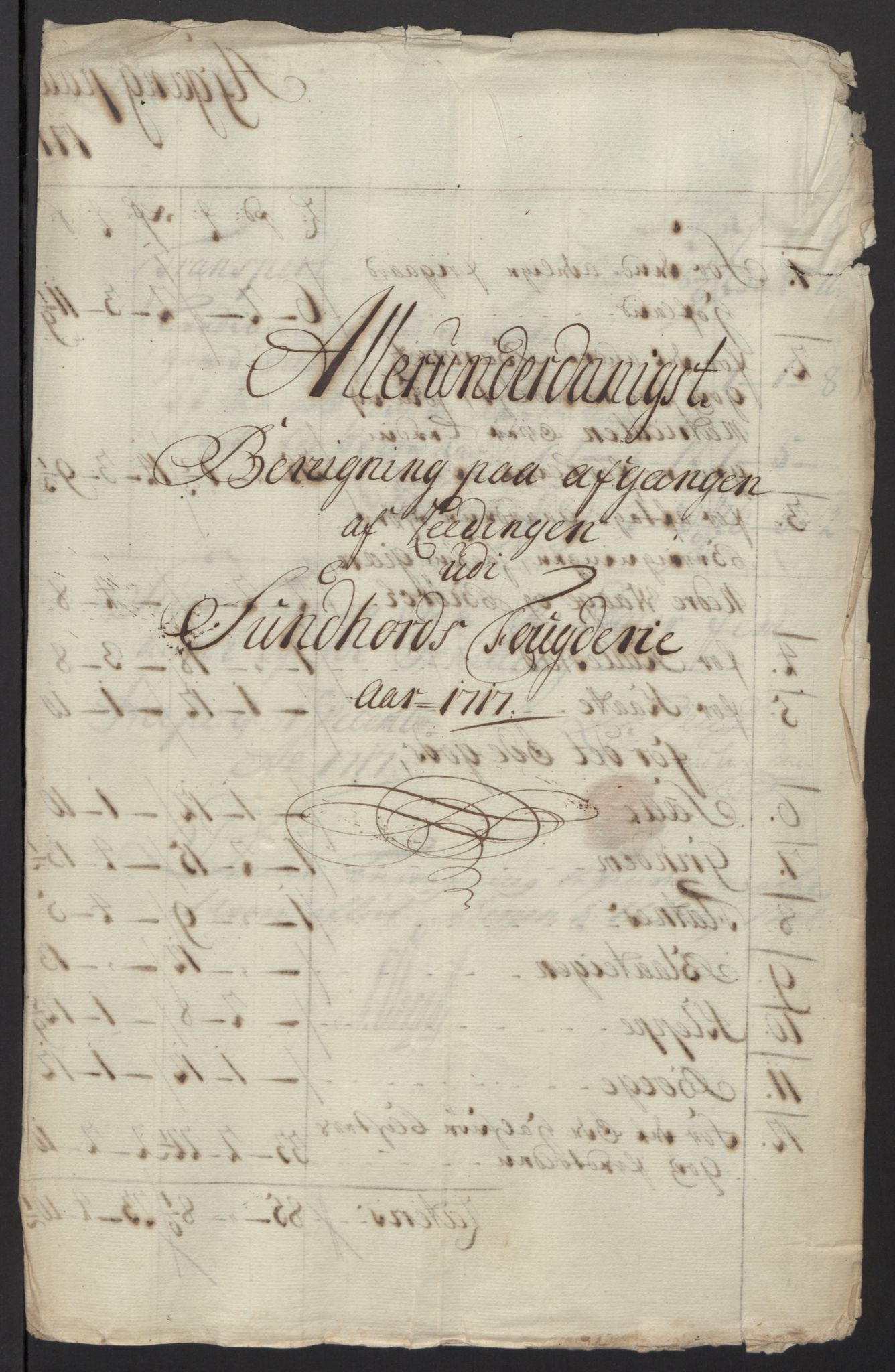 Rentekammeret inntil 1814, Reviderte regnskaper, Fogderegnskap, AV/RA-EA-4092/R48/L2994: Fogderegnskap Sunnhordland og Hardanger, 1717, p. 305