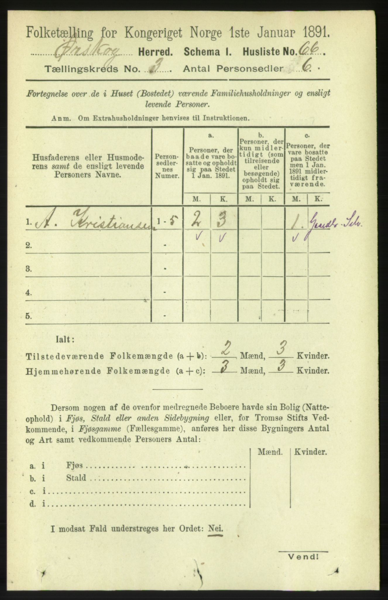 RA, 1891 census for 1527 Ørskog, 1891, p. 1300