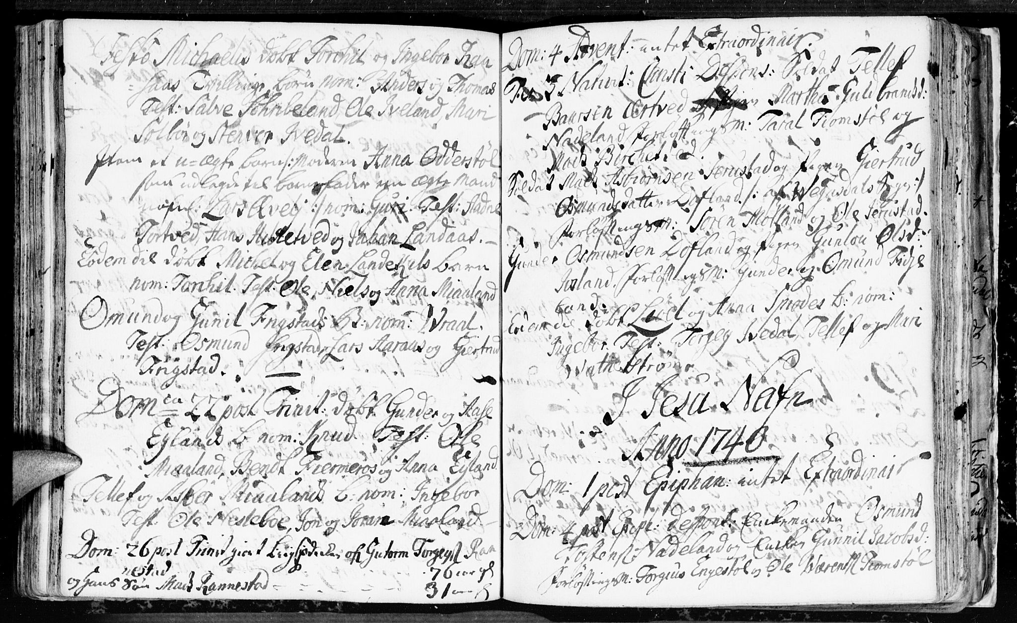 Evje sokneprestkontor, AV/SAK-1111-0008/F/Fa/Fac/L0001: Parish register (official) no. A 1, 1705-1764, p. 197-198