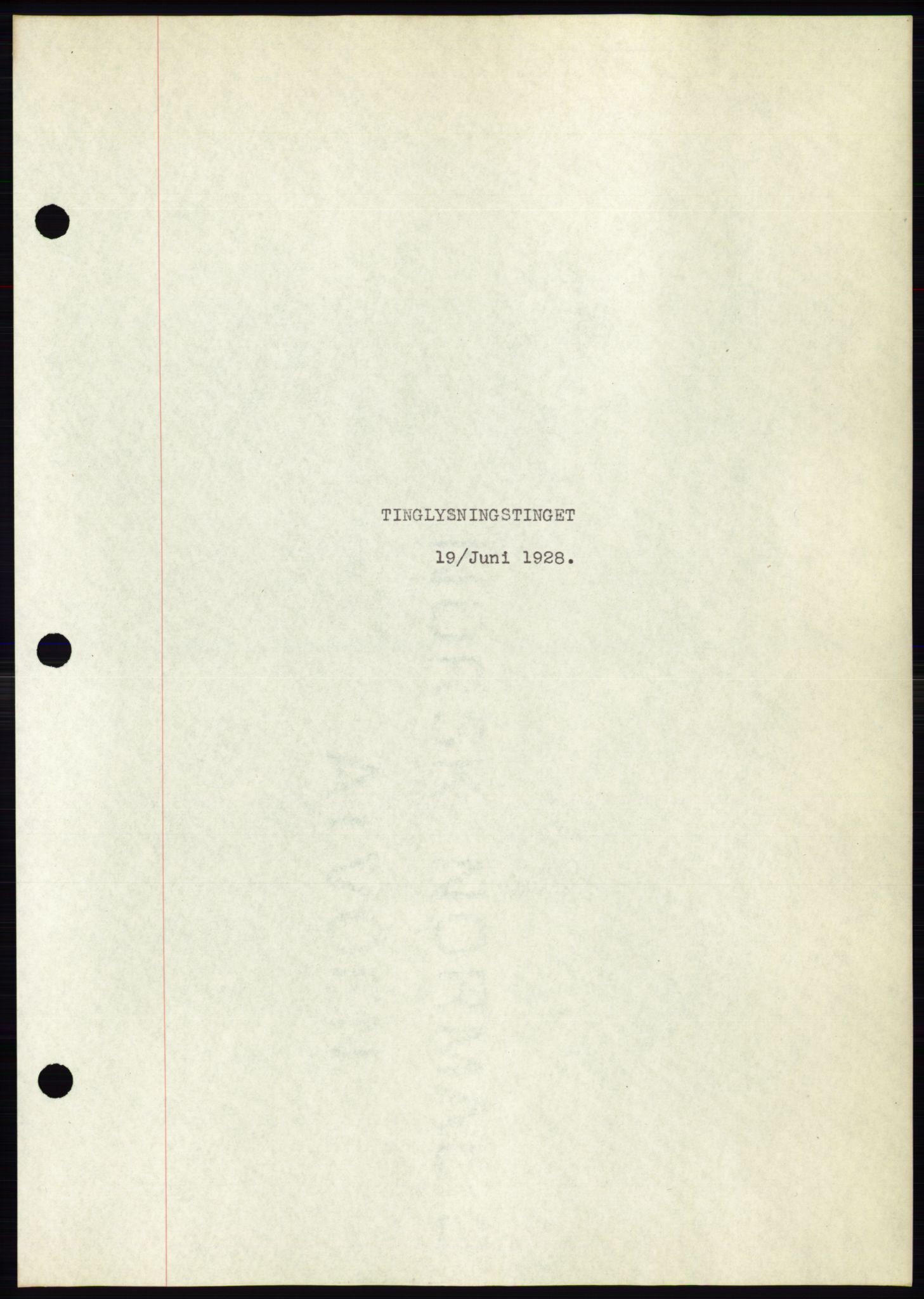 Ålesund byfogd, AV/SAT-A-4384: Mortgage book no. 24, 1928-1929, Deed date: 19.06.1928