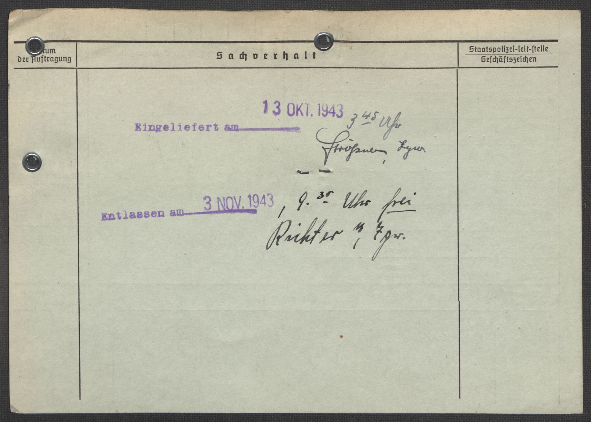 Befehlshaber der Sicherheitspolizei und des SD, AV/RA-RAFA-5969/E/Ea/Eaa/L0004: Register over norske fanger i Møllergata 19: Hal-Hæ, 1940-1945, p. 682