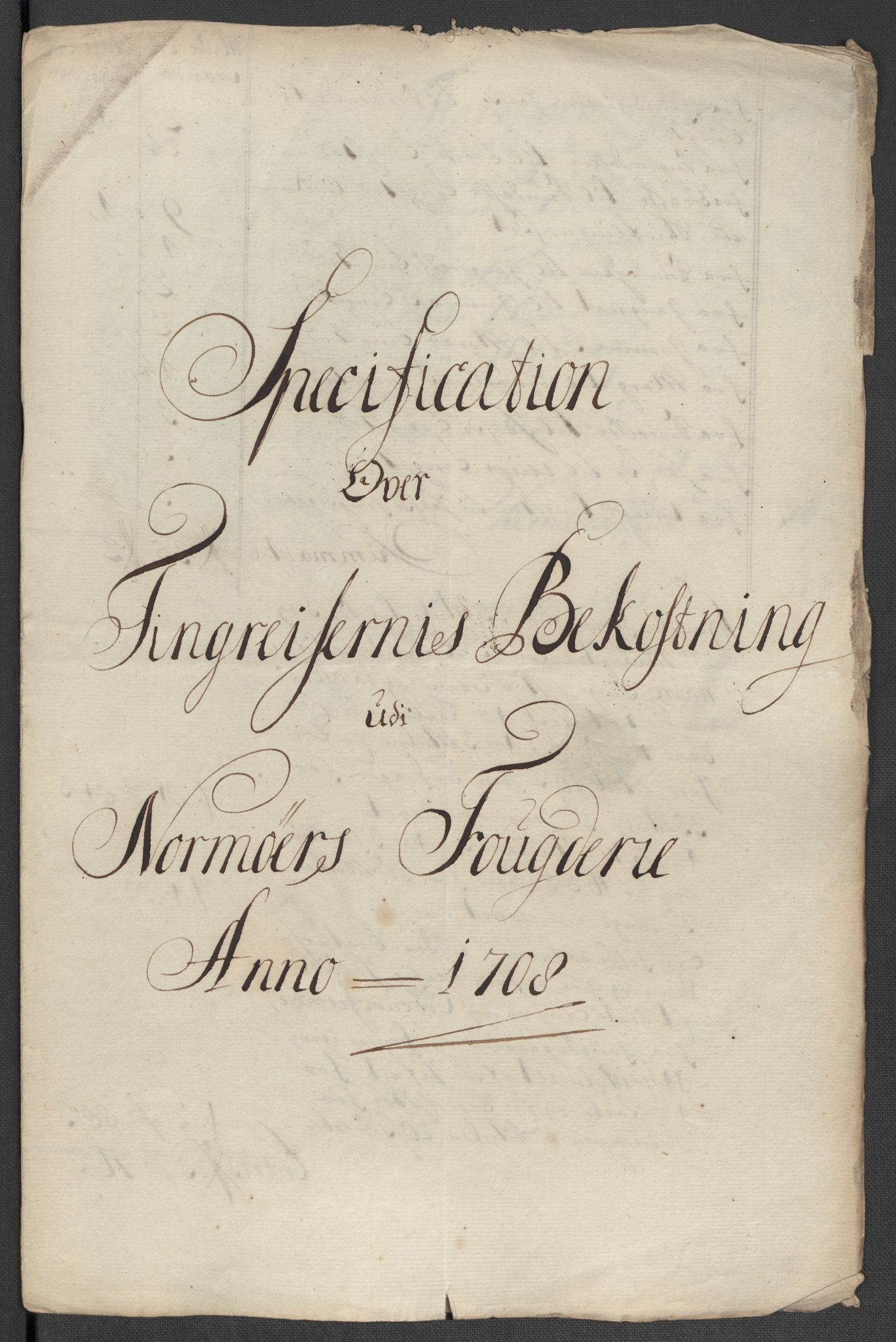 Rentekammeret inntil 1814, Reviderte regnskaper, Fogderegnskap, AV/RA-EA-4092/R56/L3743: Fogderegnskap Nordmøre, 1708, p. 159