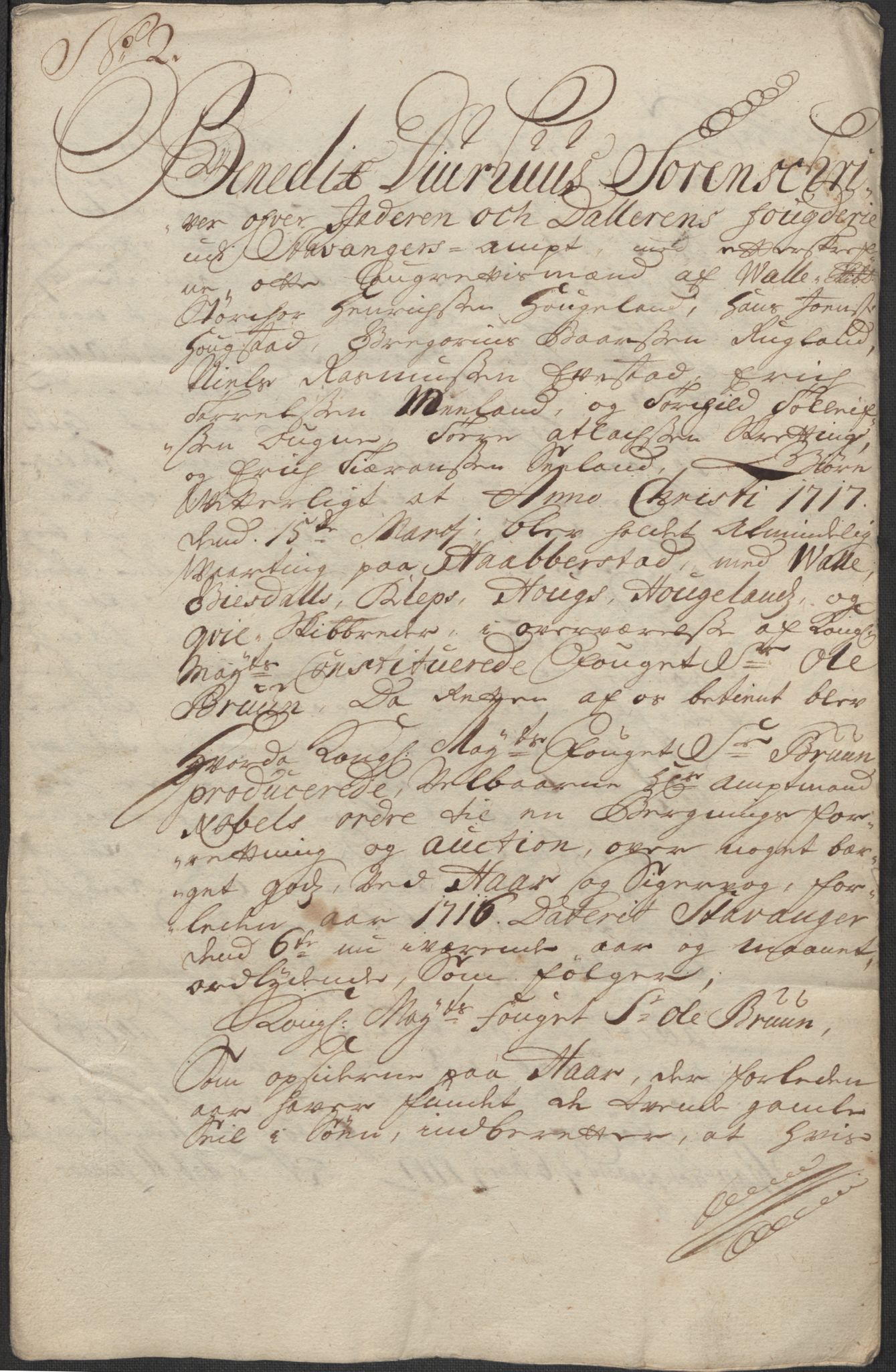 Rentekammeret inntil 1814, Reviderte regnskaper, Fogderegnskap, AV/RA-EA-4092/R46/L2743: Fogderegnskap Jæren og Dalane, 1718, p. 137