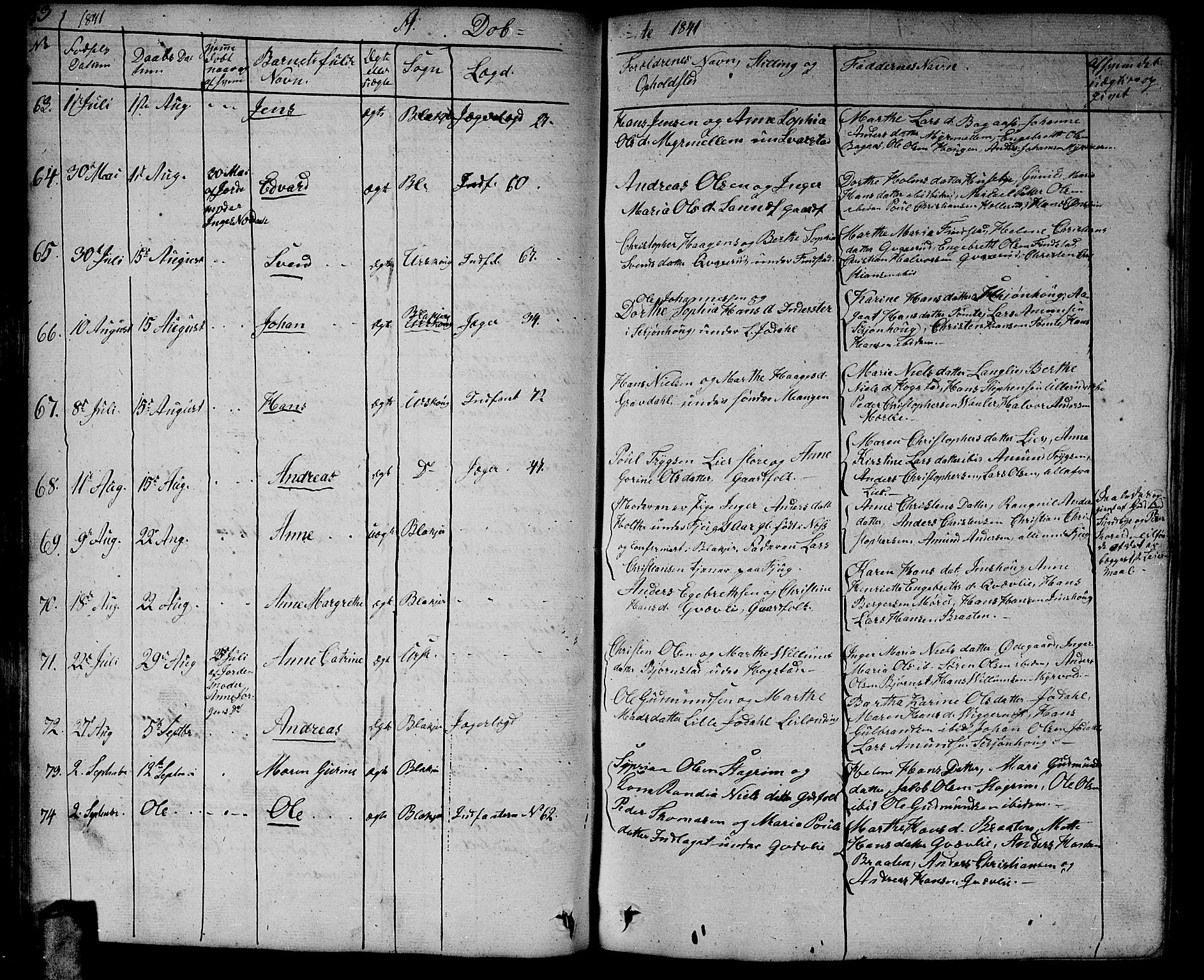 Aurskog prestekontor Kirkebøker, AV/SAO-A-10304a/G/Ga/L0002: Parish register (copy) no. I 2, 1829-1857, p. 83