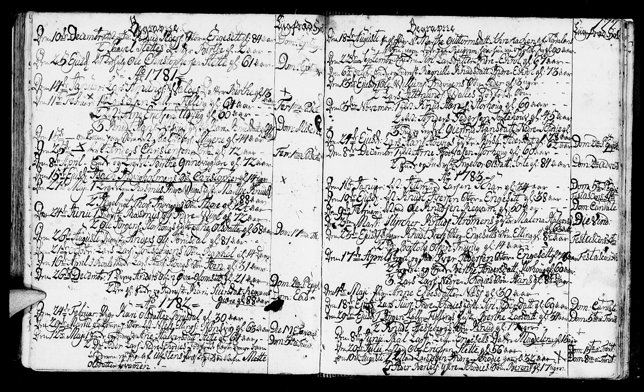 Ministerialprotokoller, klokkerbøker og fødselsregistre - Møre og Romsdal, SAT/A-1454/524/L0350: Parish register (official) no. 524A02, 1780-1817, p. 177