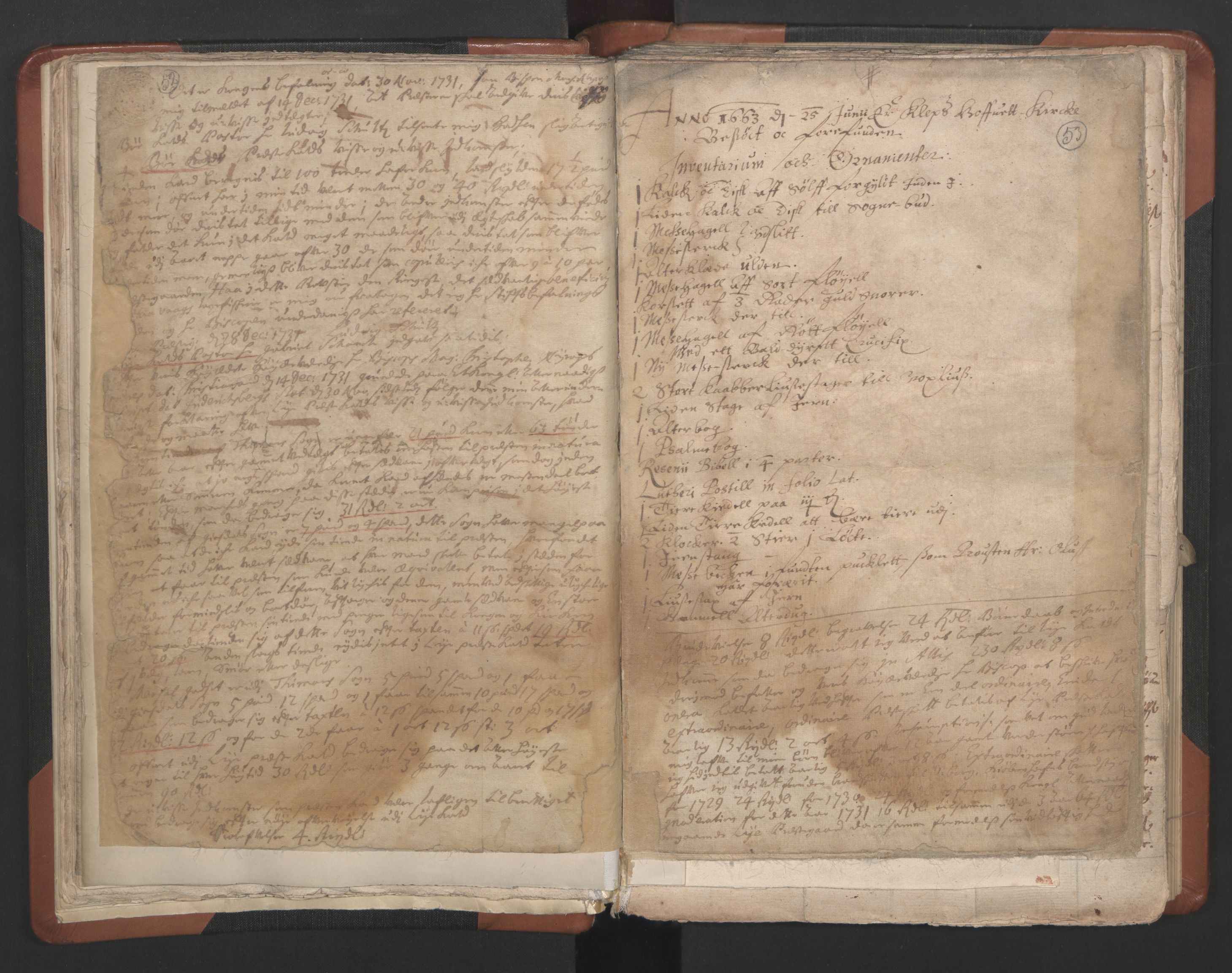RA, Vicar's Census 1664-1666, no. 17: Jæren deanery and Dalane deanery, 1664-1666, p. 52-53