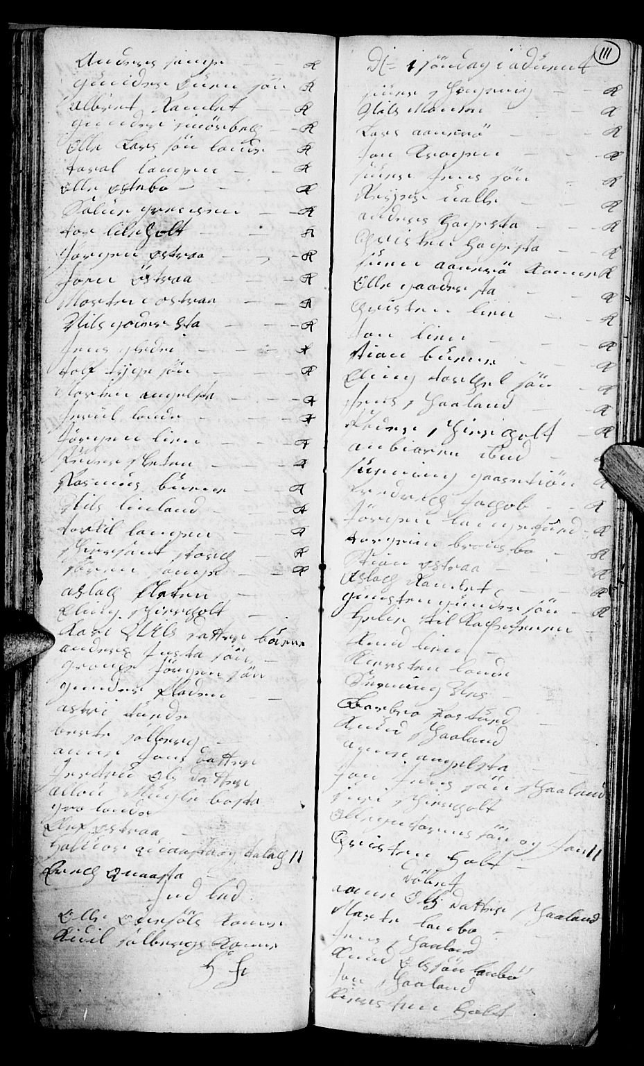 Holt sokneprestkontor, AV/SAK-1111-0021/F/Fb/L0004: Parish register (copy) no. B 4, 1730-1746, p. 111