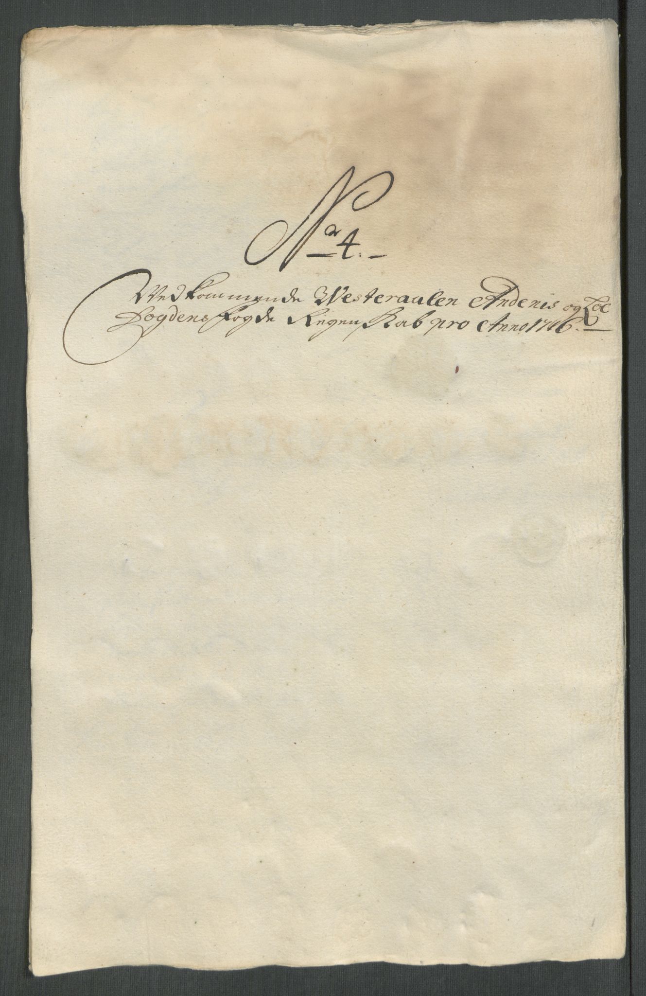 Rentekammeret inntil 1814, Reviderte regnskaper, Fogderegnskap, AV/RA-EA-4092/R67/L4682: Fogderegnskap Vesterålen, Andenes og Lofoten, 1716, p. 80