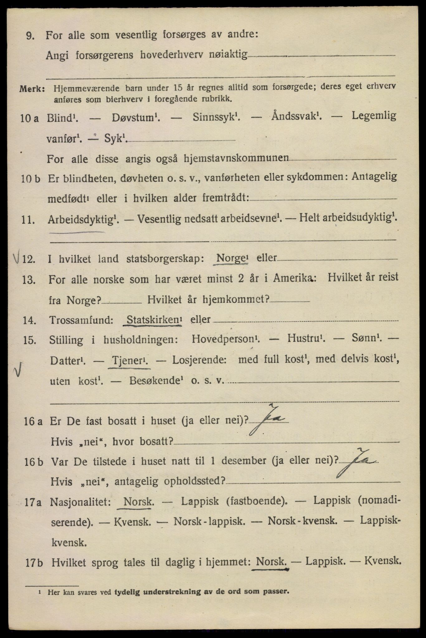 SAO, 1920 census for Kristiania, 1920, p. 597000