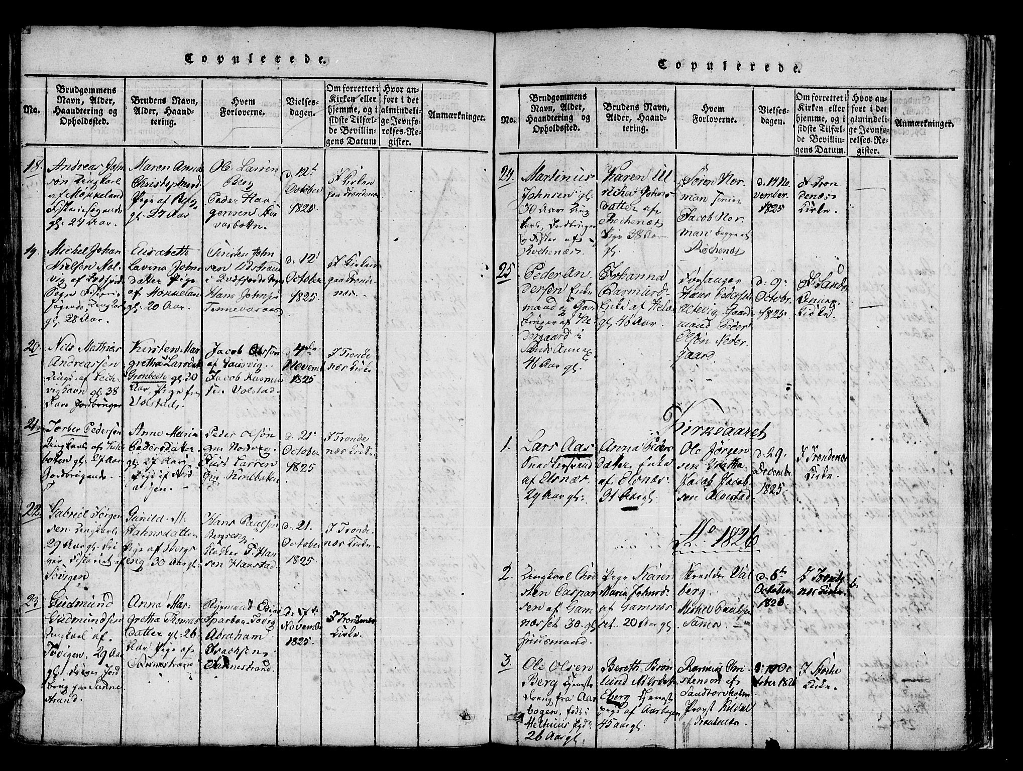 Trondenes sokneprestkontor, SATØ/S-1319/H/Ha/L0006kirke: Parish register (official) no. 6, 1821-1827