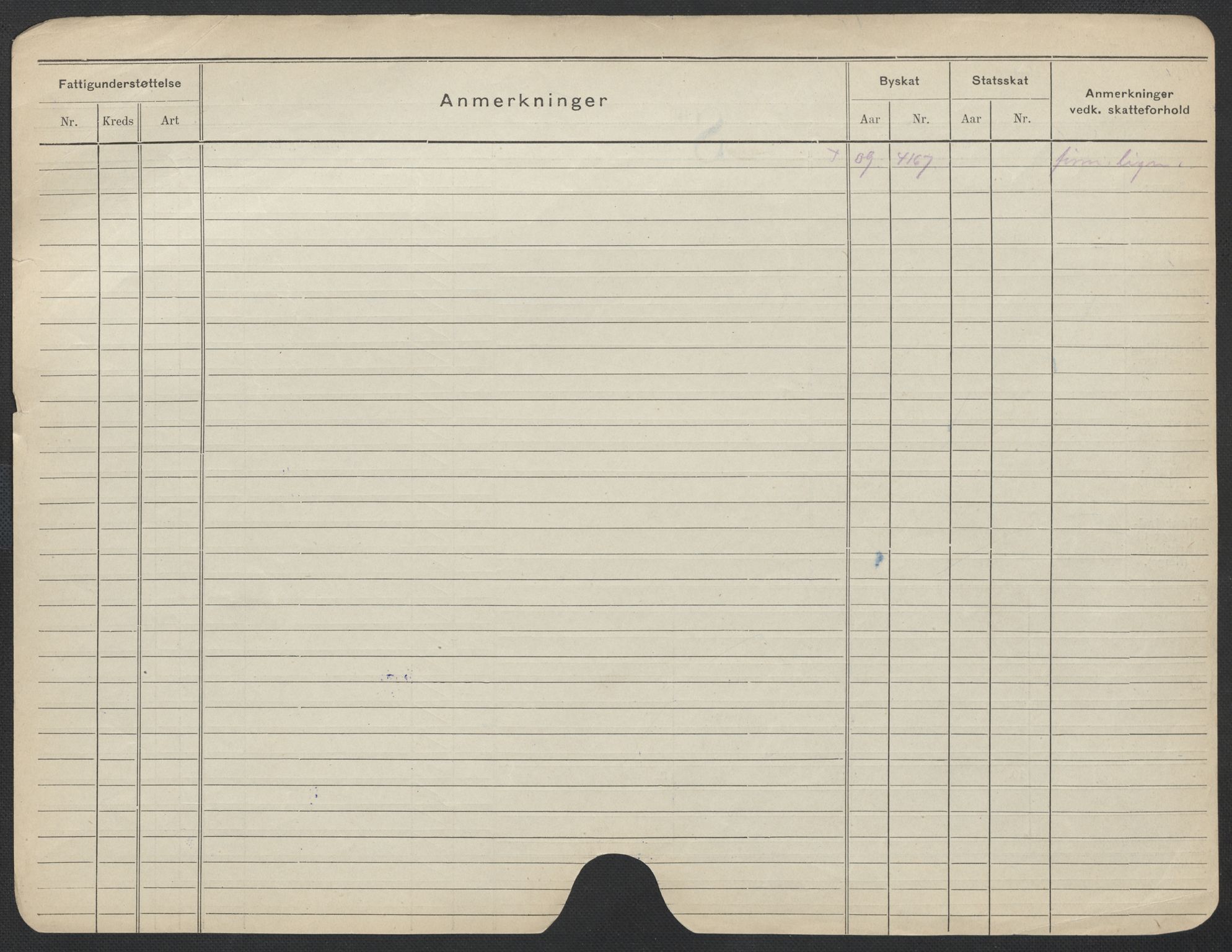 Oslo folkeregister, Registerkort, AV/SAO-A-11715/F/Fa/Fac/L0013: Kvinner, 1906-1914, p. 50b