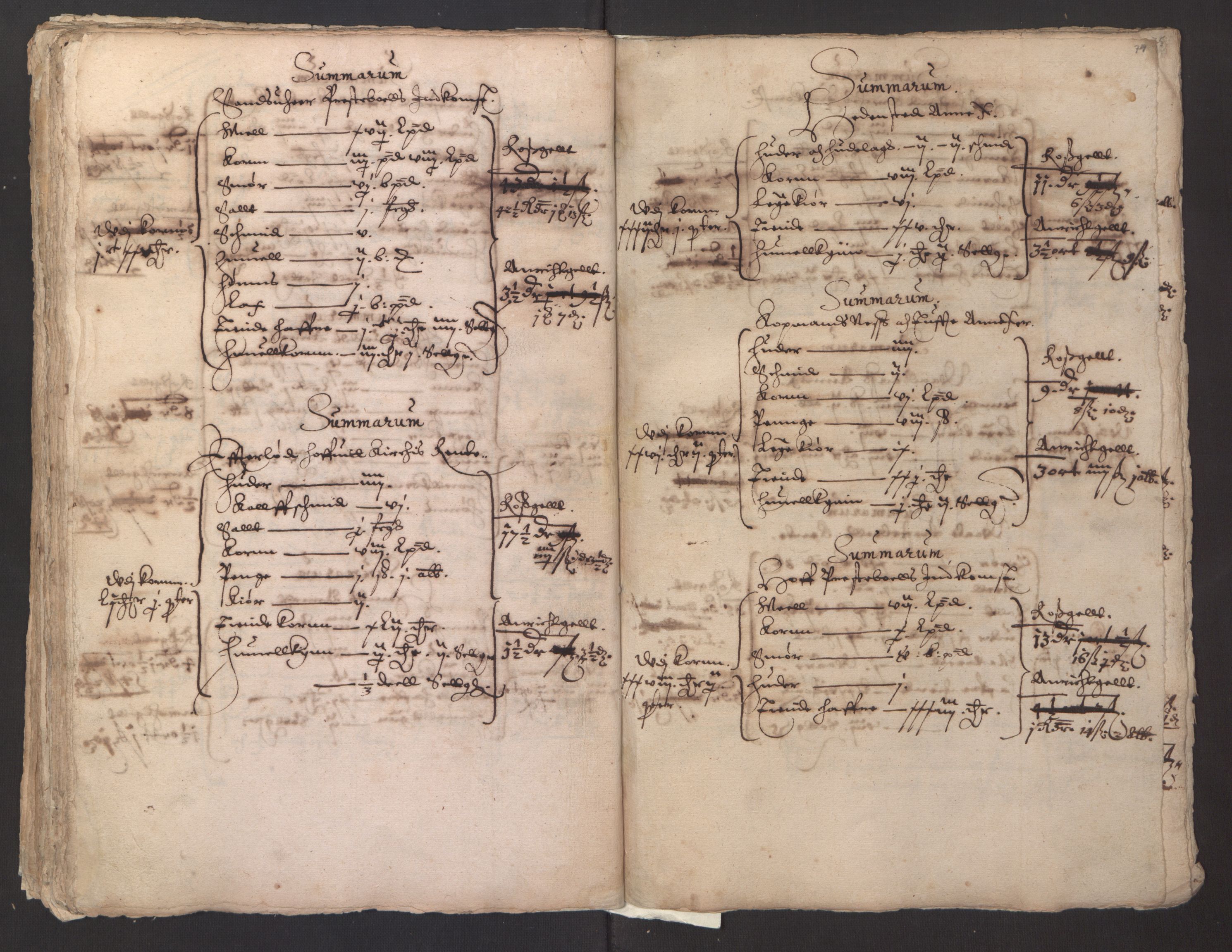 Stattholderembetet 1572-1771, AV/RA-EA-2870/Ek/L0014/0001: Jordebøker til utlikning av rosstjeneste 1624-1626: / Kirke- og prestebolsinntekter i Oslo og Hamar bispedømme, 1625-1626, p. 76