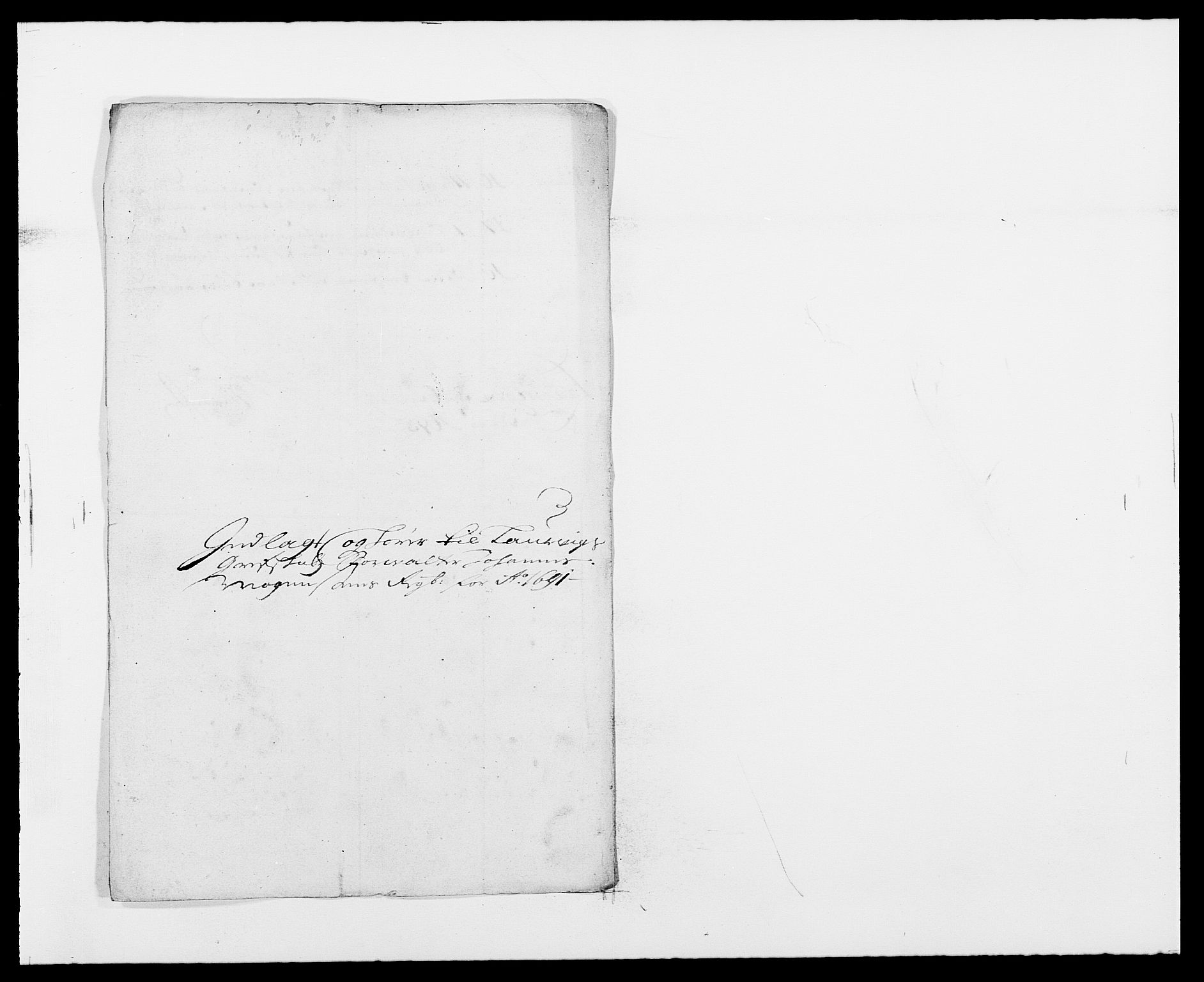Rentekammeret inntil 1814, Reviderte regnskaper, Fogderegnskap, RA/EA-4092/R33/L1972: Fogderegnskap Larvik grevskap, 1690-1691, p. 240