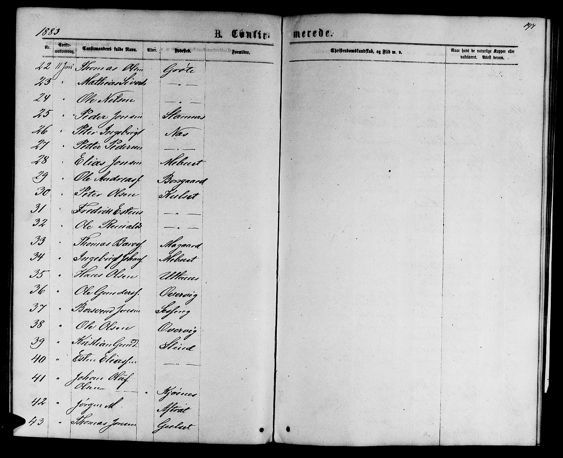 Ministerialprotokoller, klokkerbøker og fødselsregistre - Sør-Trøndelag, SAT/A-1456/695/L1156: Parish register (copy) no. 695C07, 1869-1888, p. 194