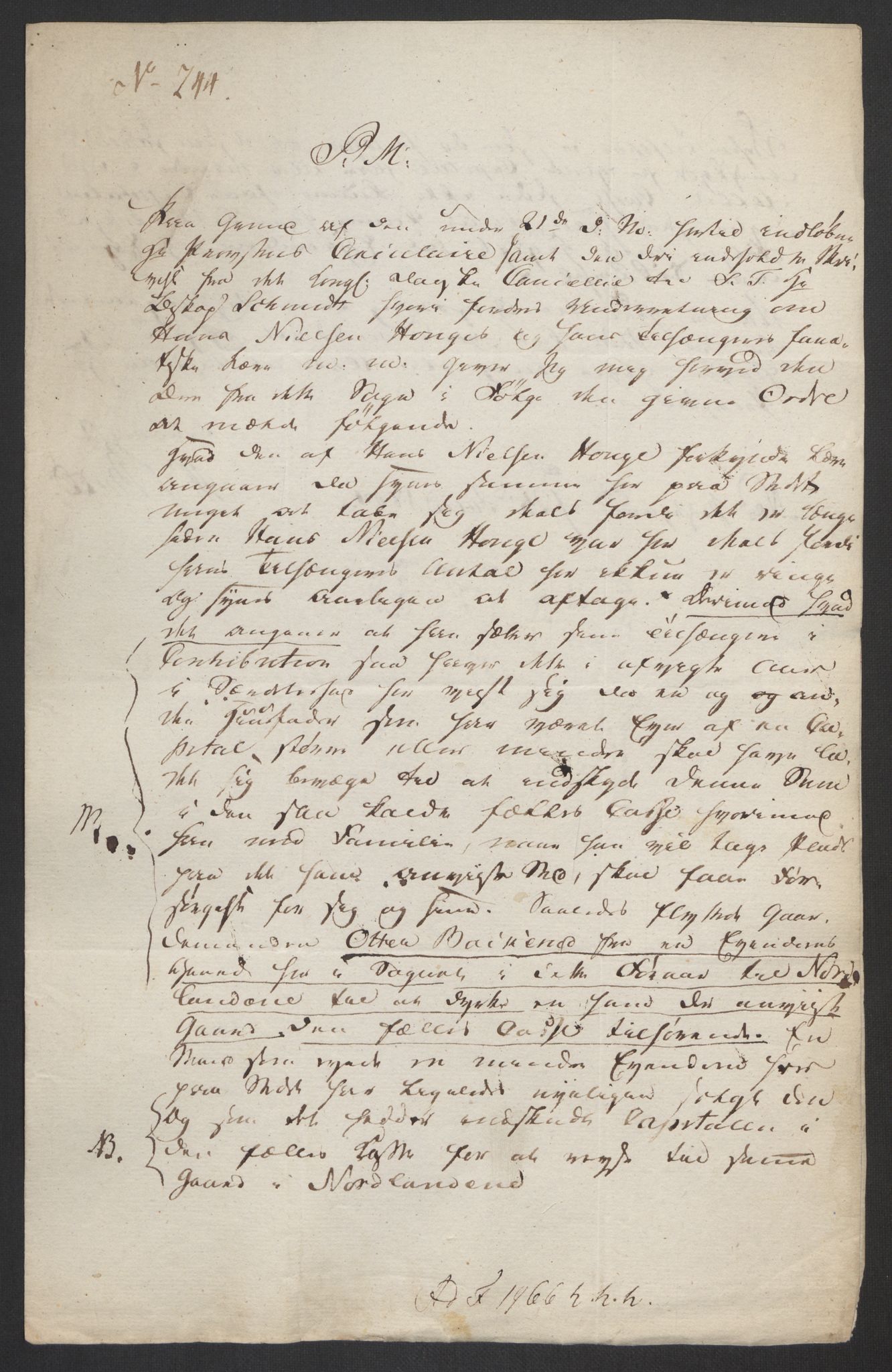 Justisdepartementet, Kommisjon i saken mot Hans Nielsen Hauge 1804, RA/S-1151/D/L0003: Hans Nielsen Hauges sak, 1813, p. 511