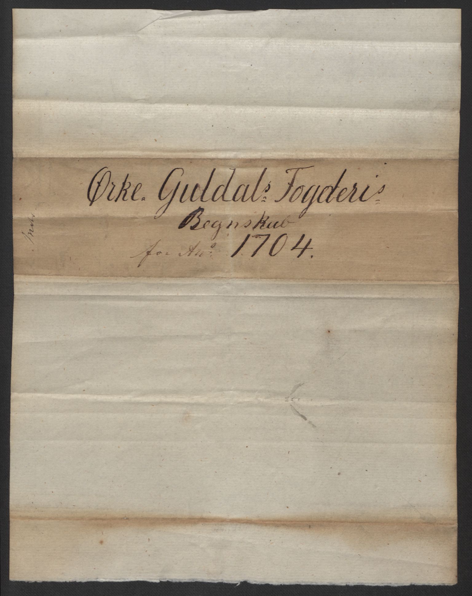 Rentekammeret inntil 1814, Reviderte regnskaper, Fogderegnskap, RA/EA-4092/R60/L3954: Fogderegnskap Orkdal og Gauldal, 1704, p. 251