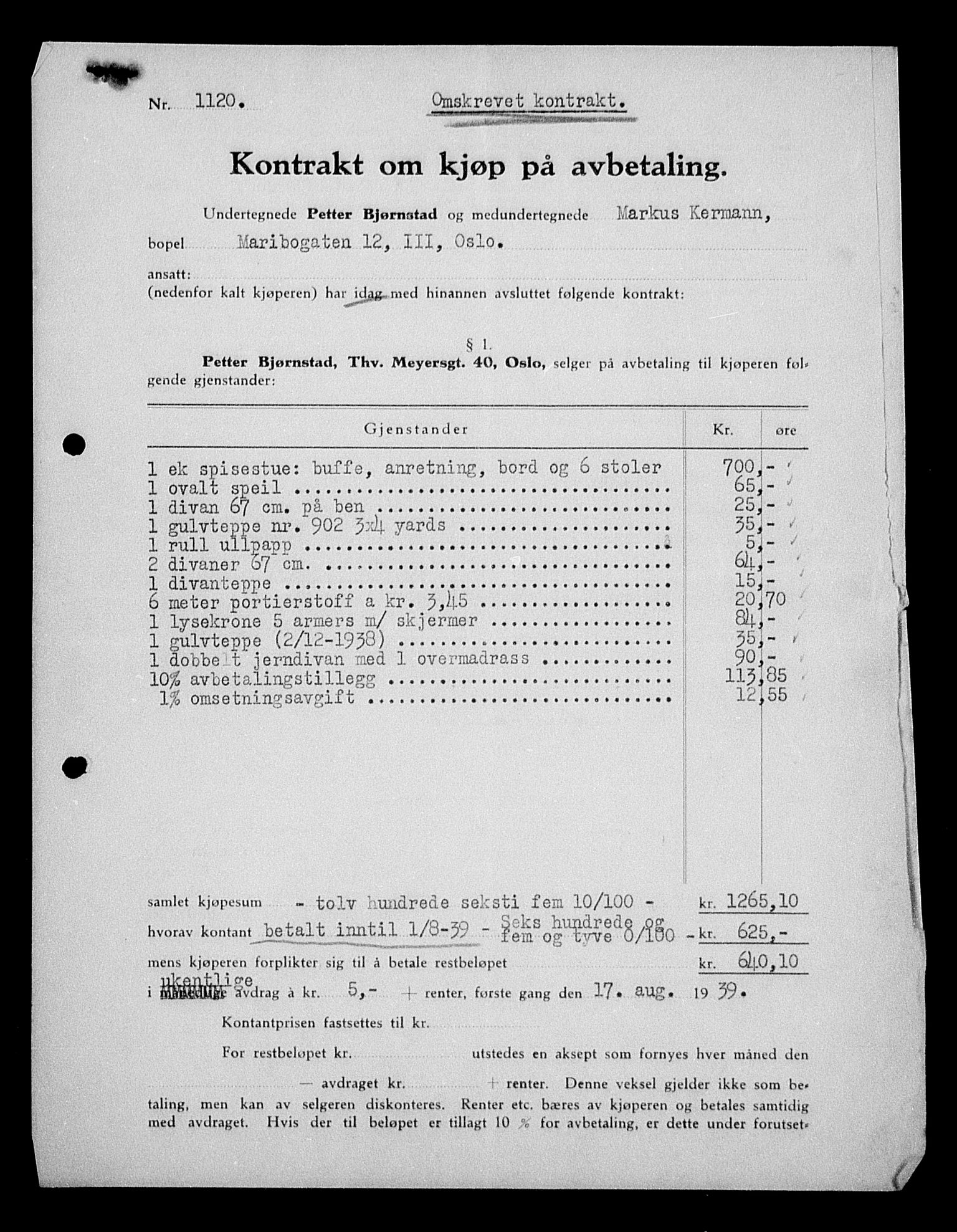Justisdepartementet, Tilbakeføringskontoret for inndratte formuer, AV/RA-S-1564/H/Hc/Hcc/L0951: --, 1945-1947, p. 58