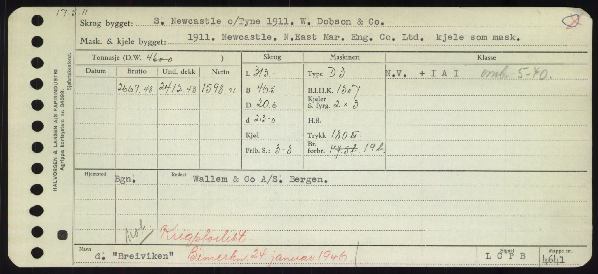 Sjøfartsdirektoratet med forløpere, Skipsmålingen, RA/S-1627/H/Hd/L0005: Fartøy, Br-Byg, p. 209