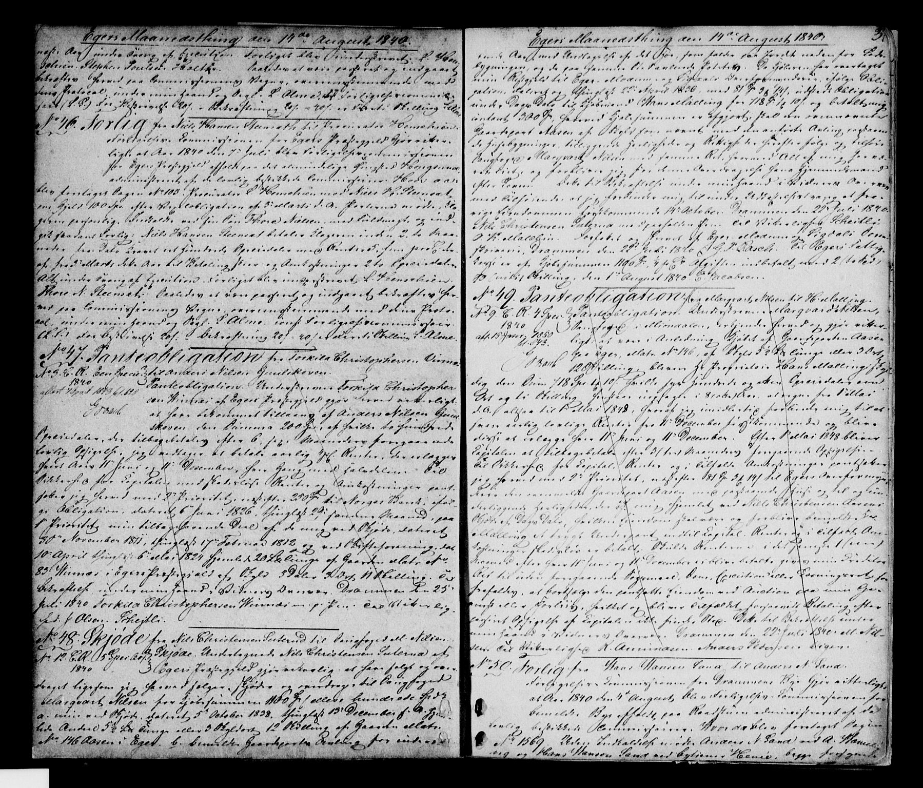 Eiker, Modum og Sigdal sorenskriveri, SAKO/A-123/G/Ga/Gaa/L0011a: Mortgage book no. I 11a, 1840-1842, p. 3