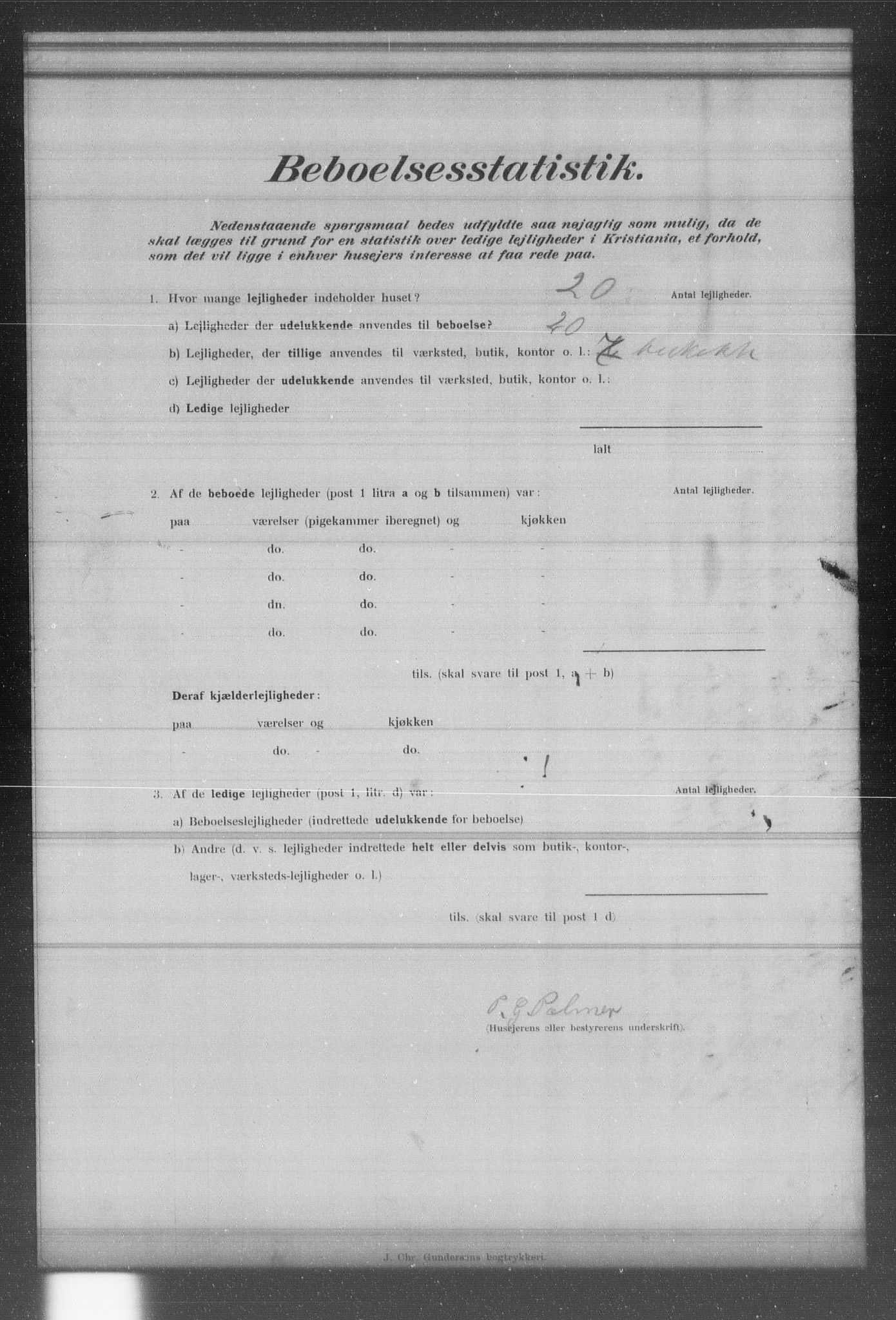 OBA, Municipal Census 1902 for Kristiania, 1902, p. 16985