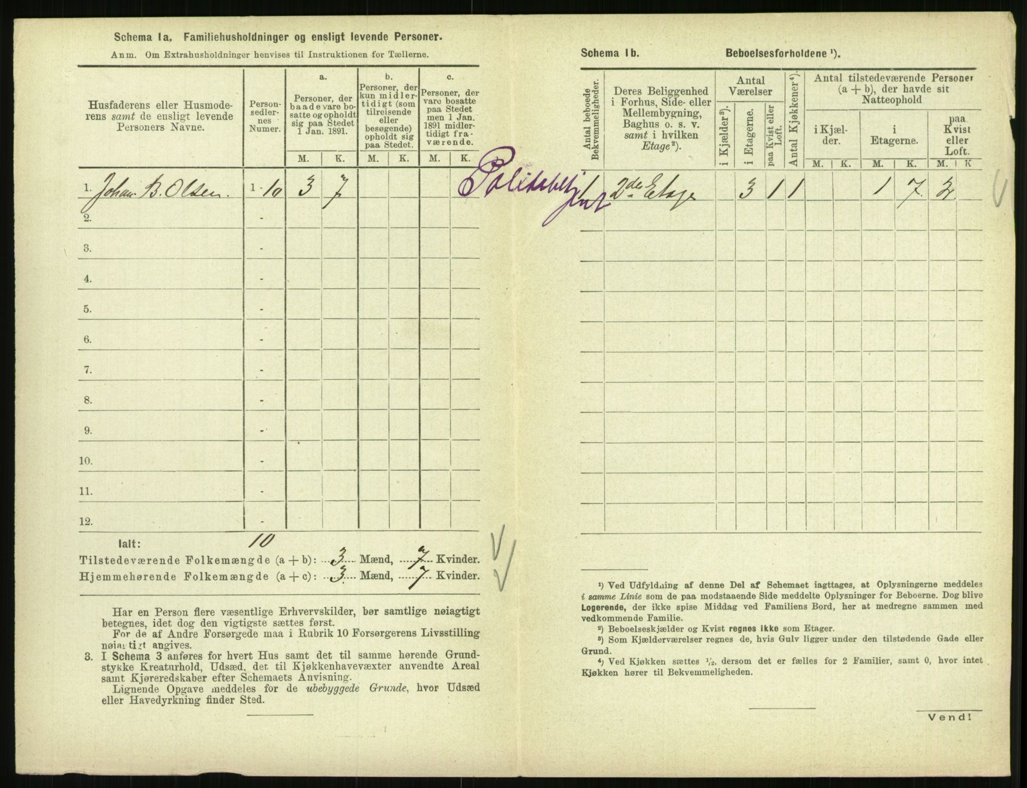 RA, 1891 census for 0801 Kragerø, 1891, p. 557