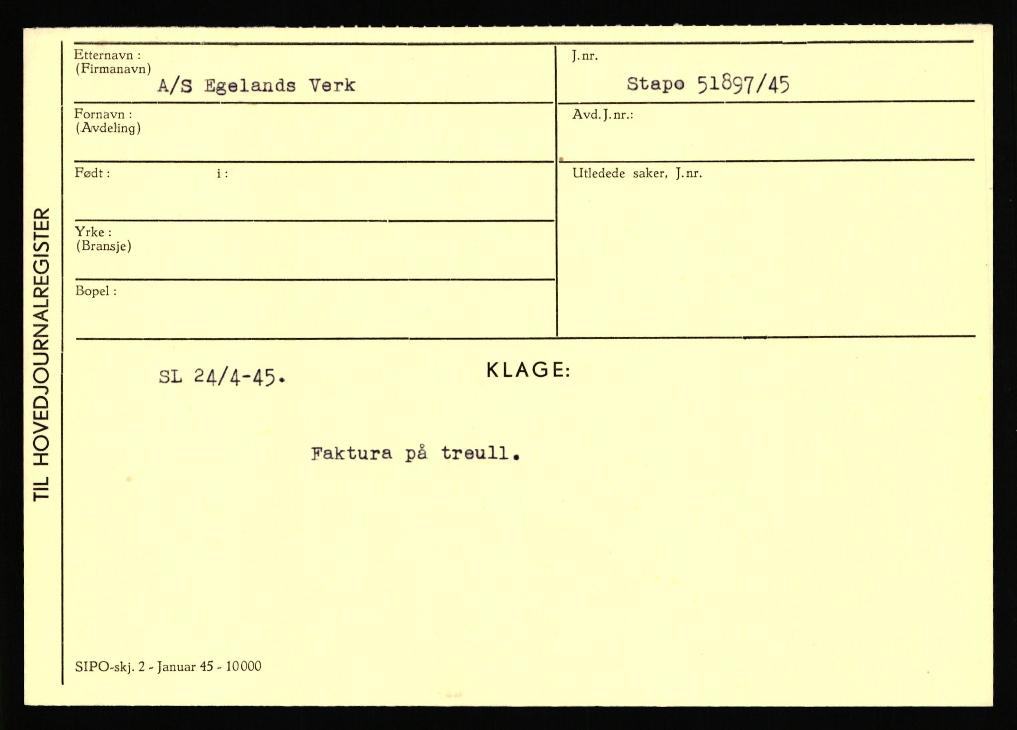 Statspolitiet - Hovedkontoret / Osloavdelingen, AV/RA-S-1329/C/Ca/L0003: Brechan - Eichinger	, 1943-1945, p. 4815
