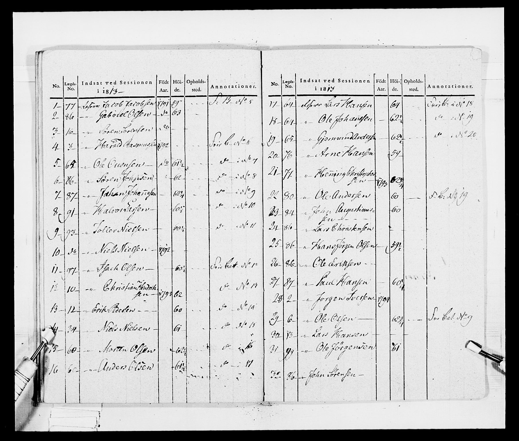 Generalitets- og kommissariatskollegiet, Det kongelige norske kommissariatskollegium, AV/RA-EA-5420/E/Eh/L0035: Nordafjelske gevorbne infanteriregiment, 1812-1813, p. 400