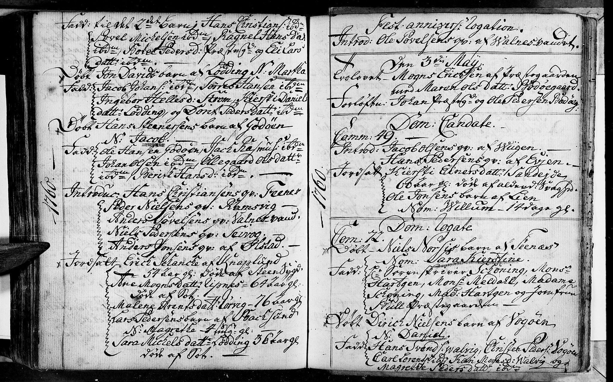 Ministerialprotokoller, klokkerbøker og fødselsregistre - Nordland, AV/SAT-A-1459/801/L0002: Parish register (official) no. 801A02, 1744-1761