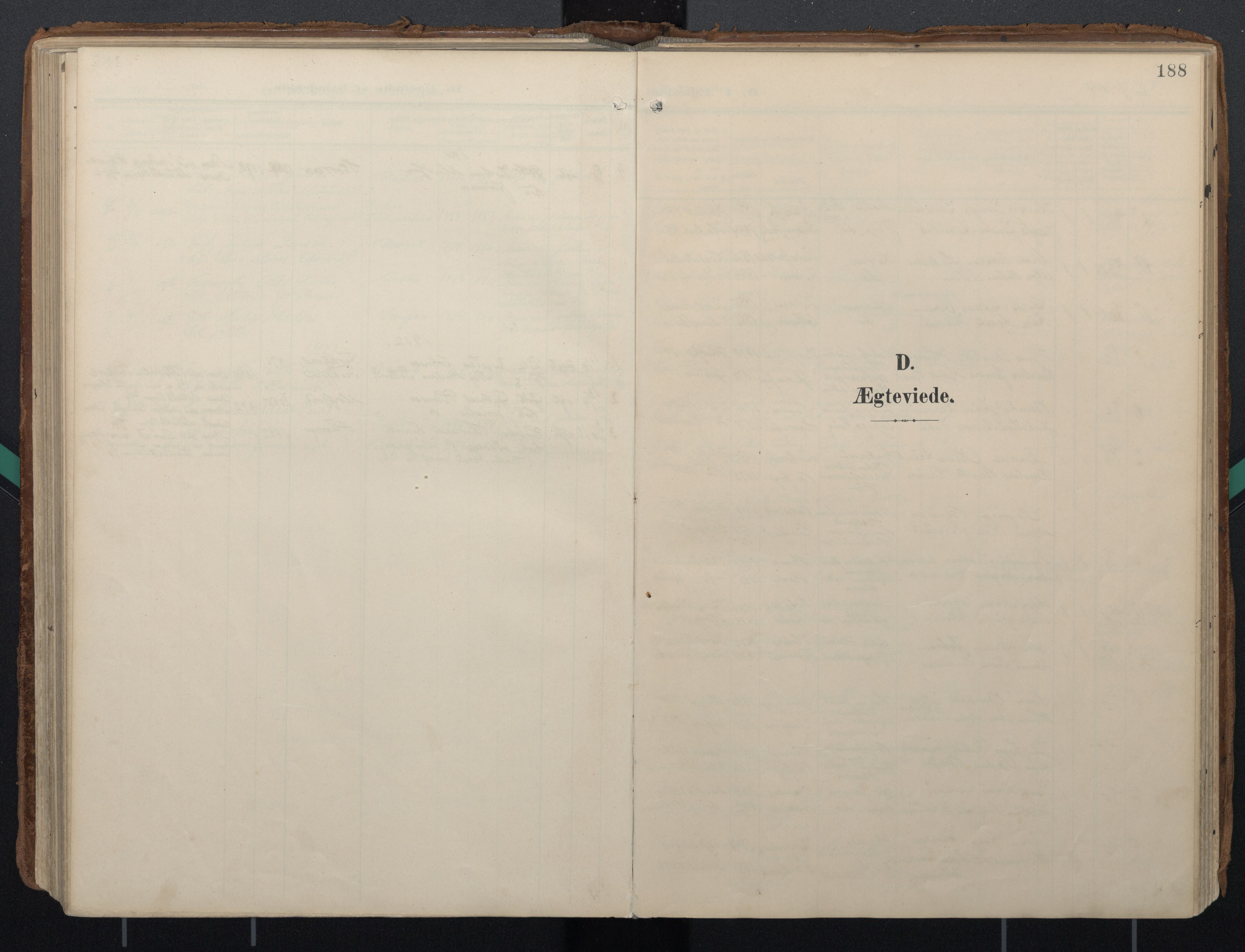 Ministerialprotokoller, klokkerbøker og fødselsregistre - Nordland, SAT/A-1459/888/L1248: Parish register (official) no. 888A14, 1904-1913, p. 188
