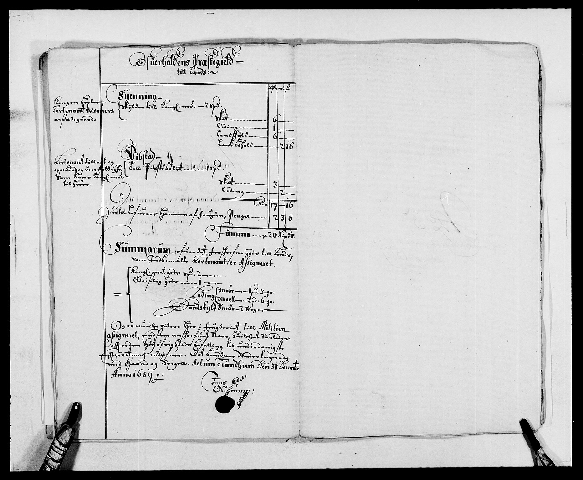 Rentekammeret inntil 1814, Reviderte regnskaper, Fogderegnskap, RA/EA-4092/R64/L4422: Fogderegnskap Namdal, 1687-1689, p. 298