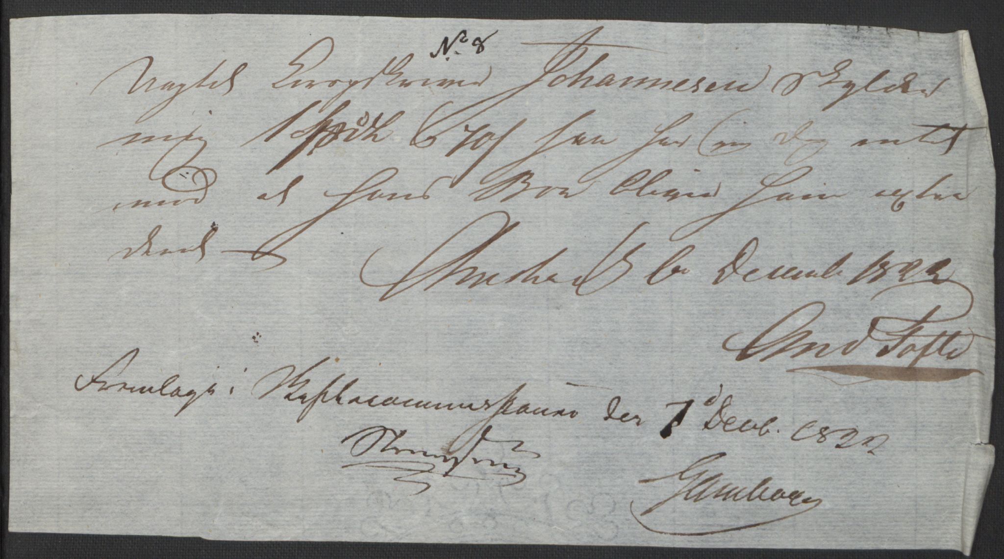 Forsvaret, Generalauditøren, AV/RA-RAFA-1772/F/Fj/Fjb/L0005: Skifter 1818 - 1823, 1818-1823, p. 180