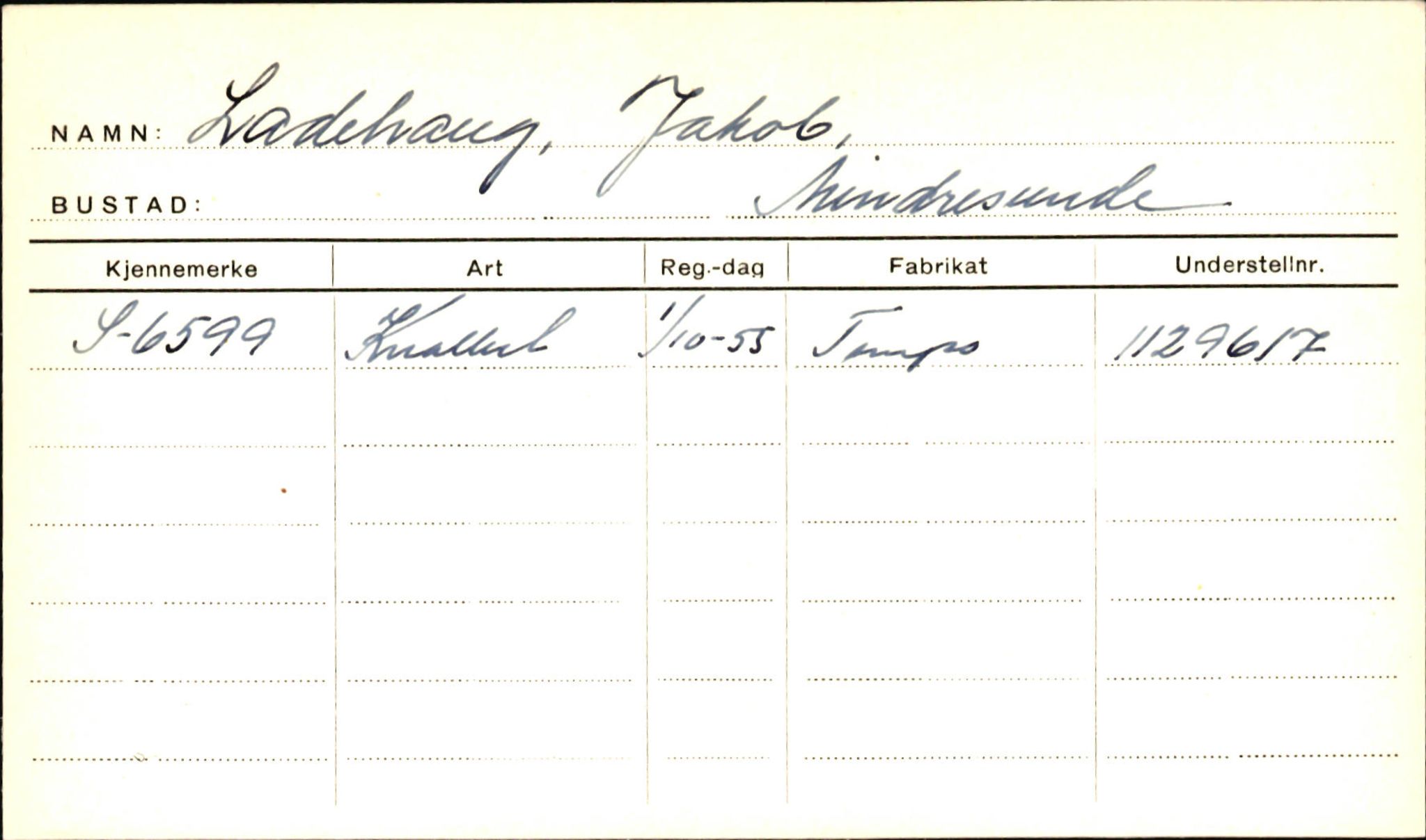 Statens vegvesen, Sogn og Fjordane vegkontor, AV/SAB-A-5301/4/F/L0001B: Eigarregister Fjordane til 1.6.1961, 1930-1961, p. 398