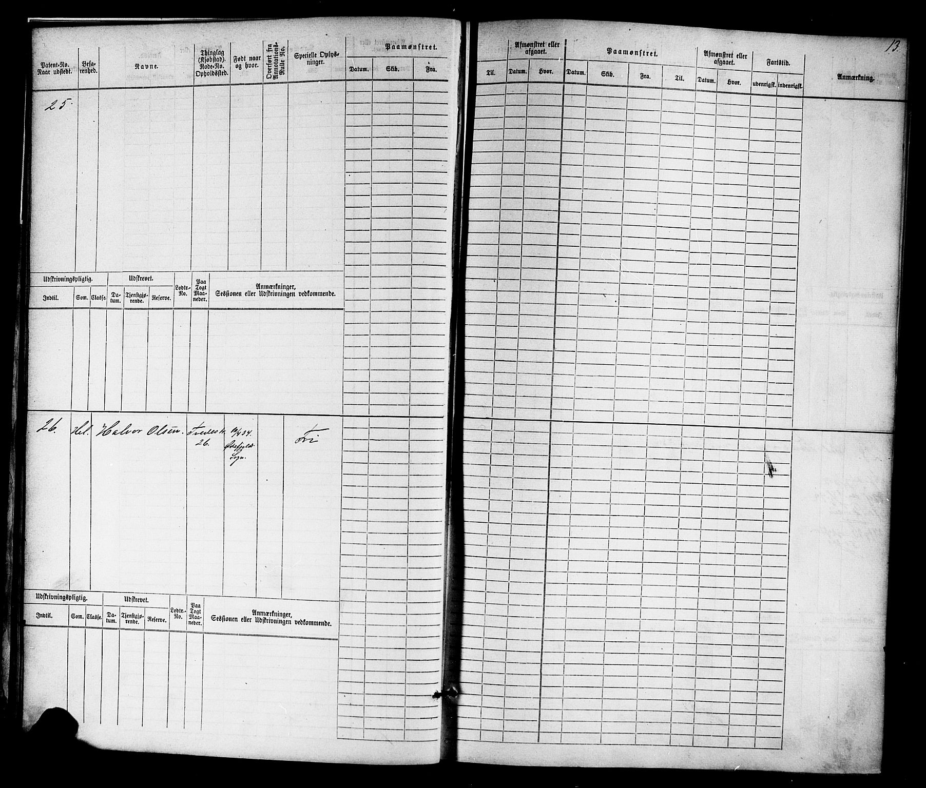 Tvedestrand mønstringskrets, AV/SAK-2031-0011/F/Fb/L0015: Hovedrulle nr 1-766, U-31, 1869-1900, p. 14