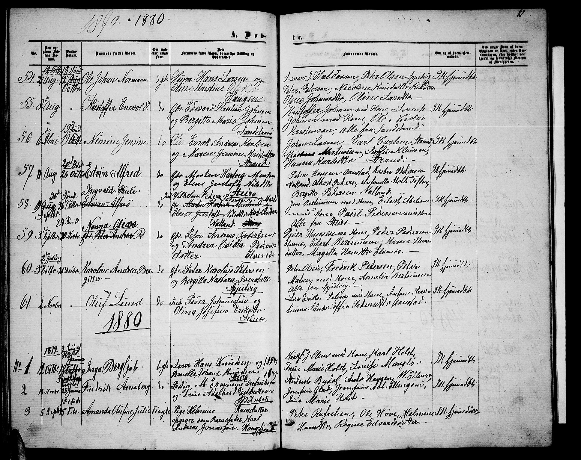 Ministerialprotokoller, klokkerbøker og fødselsregistre - Nordland, AV/SAT-A-1459/895/L1381: Parish register (copy) no. 895C03, 1864-1885, p. 82