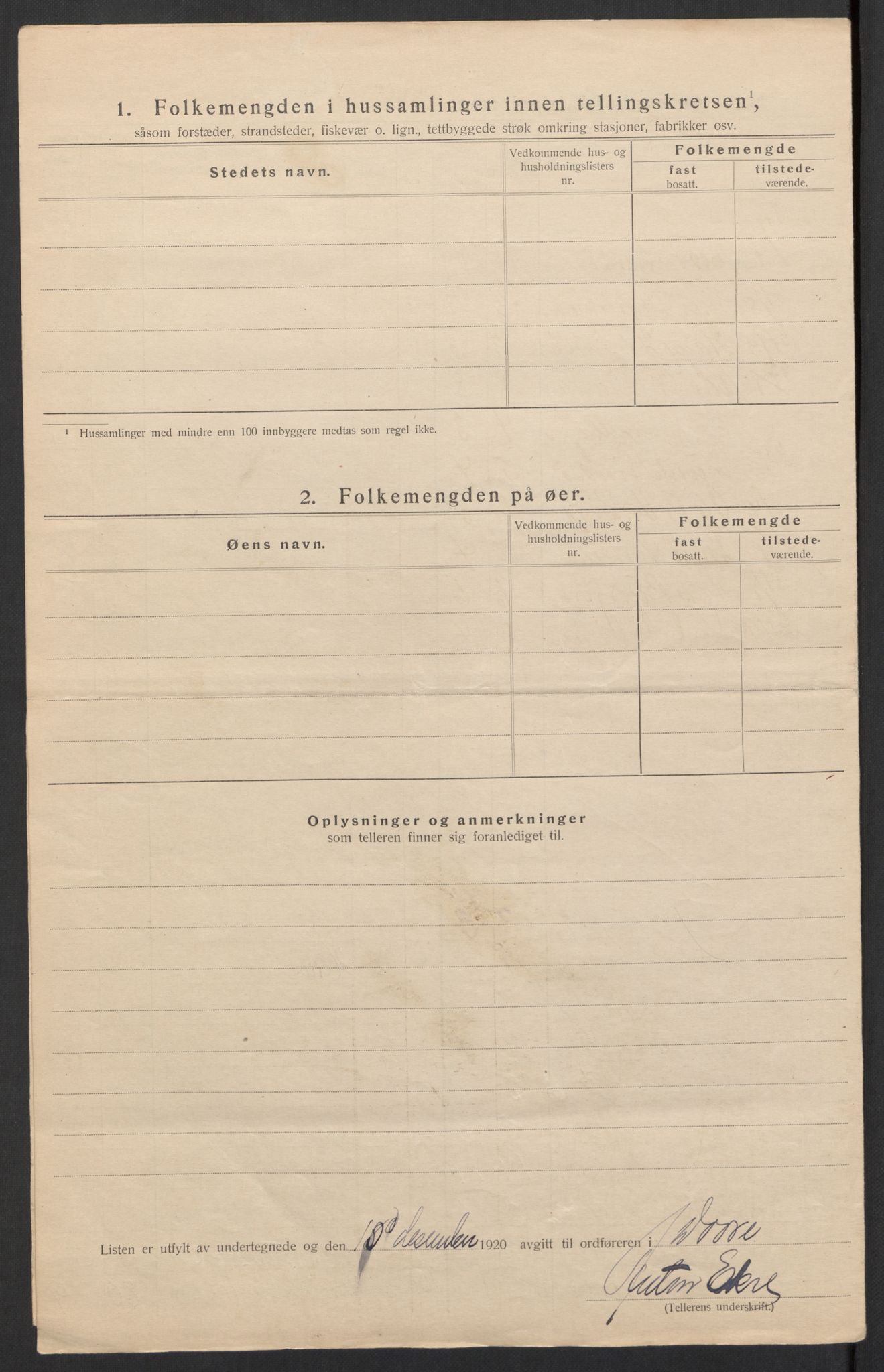 SAH, 1920 census for Dovre, 1920, p. 16