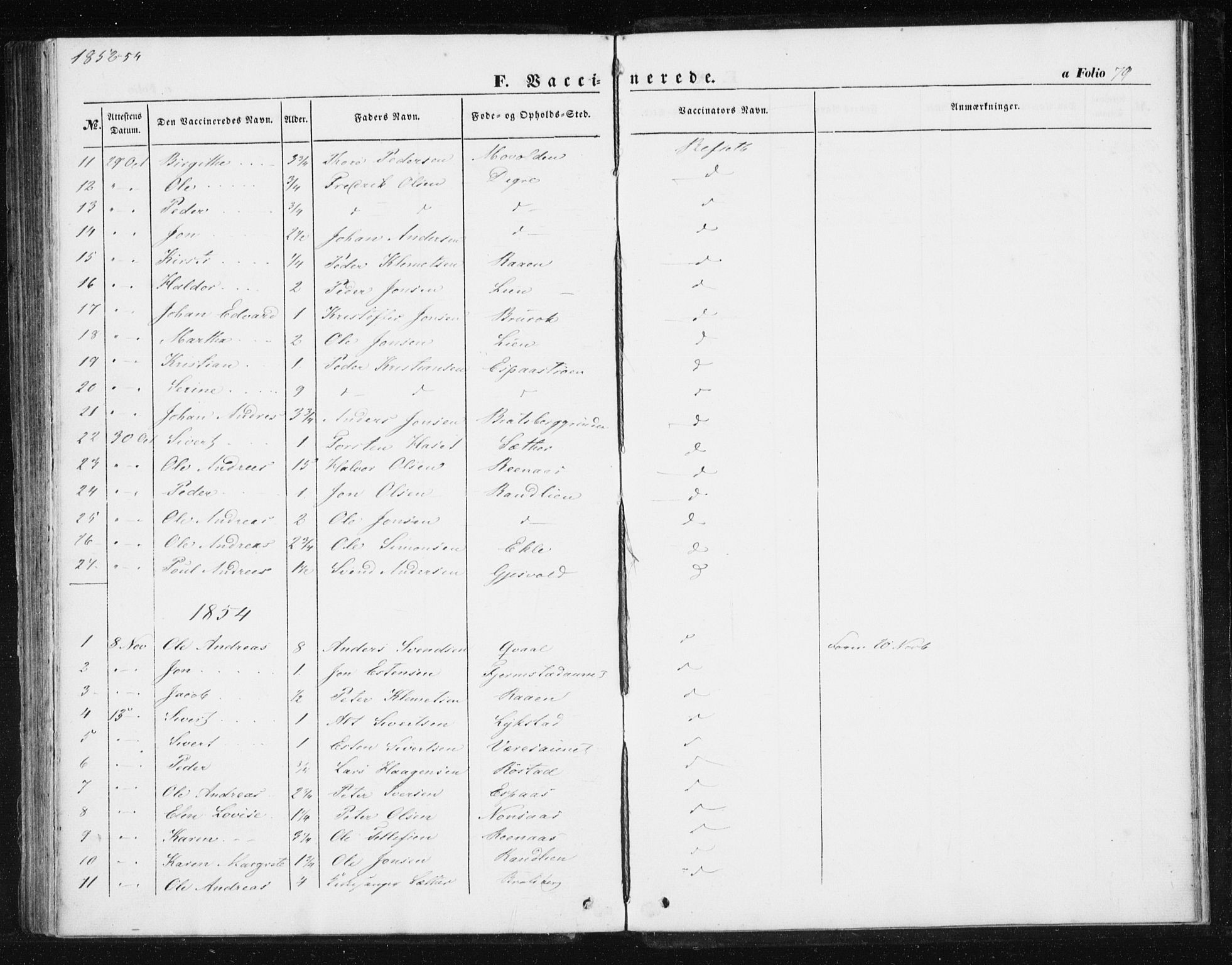 Ministerialprotokoller, klokkerbøker og fødselsregistre - Sør-Trøndelag, SAT/A-1456/608/L0332: Parish register (official) no. 608A01, 1848-1861, p. 79