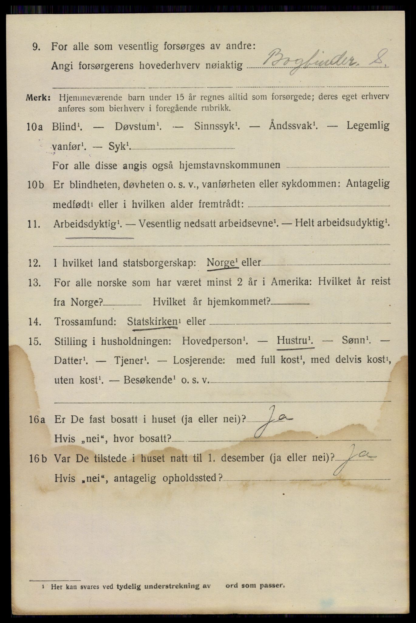 SAO, 1920 census for Aker, 1920, p. 85801